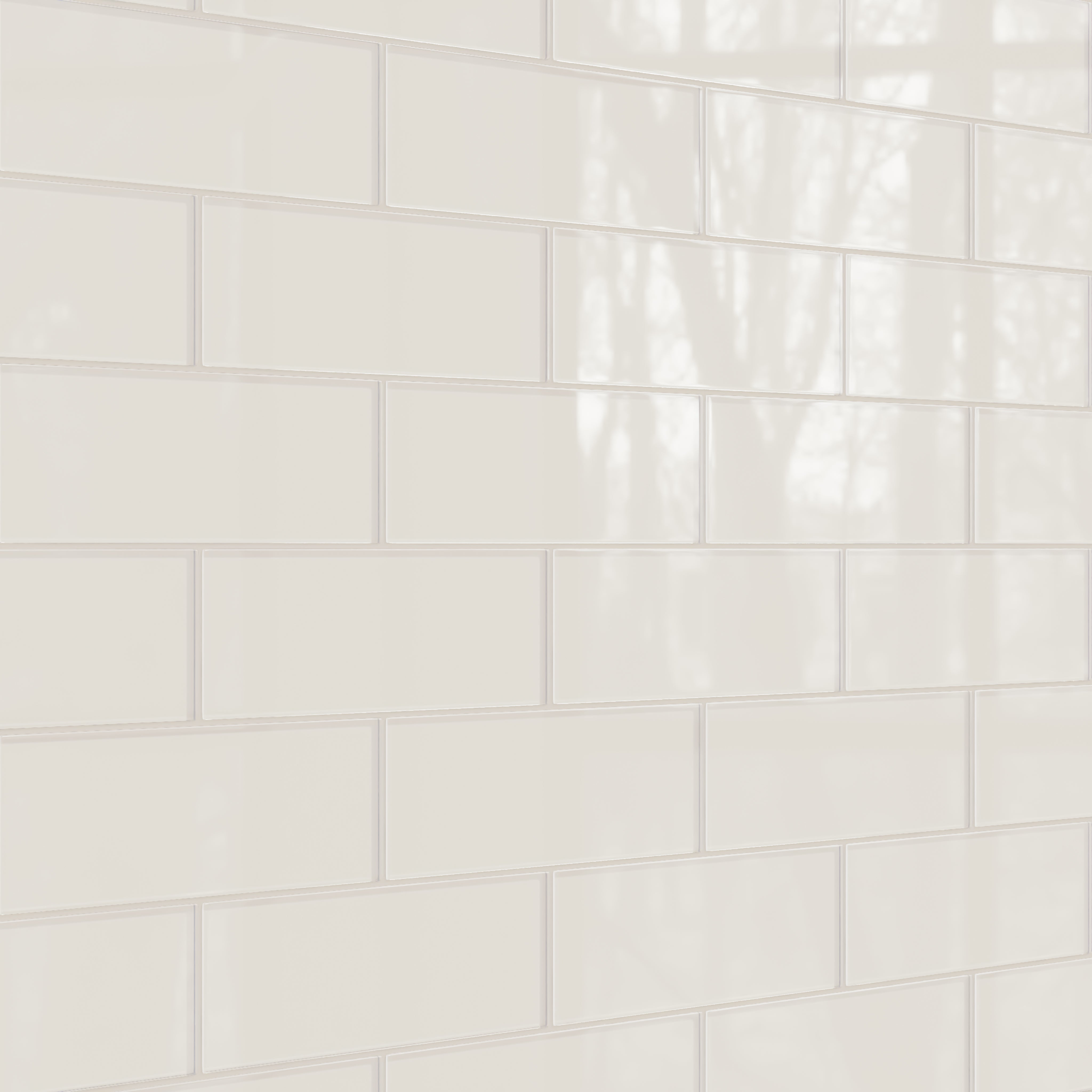 4x12 Glass Tile in Dove Gloss