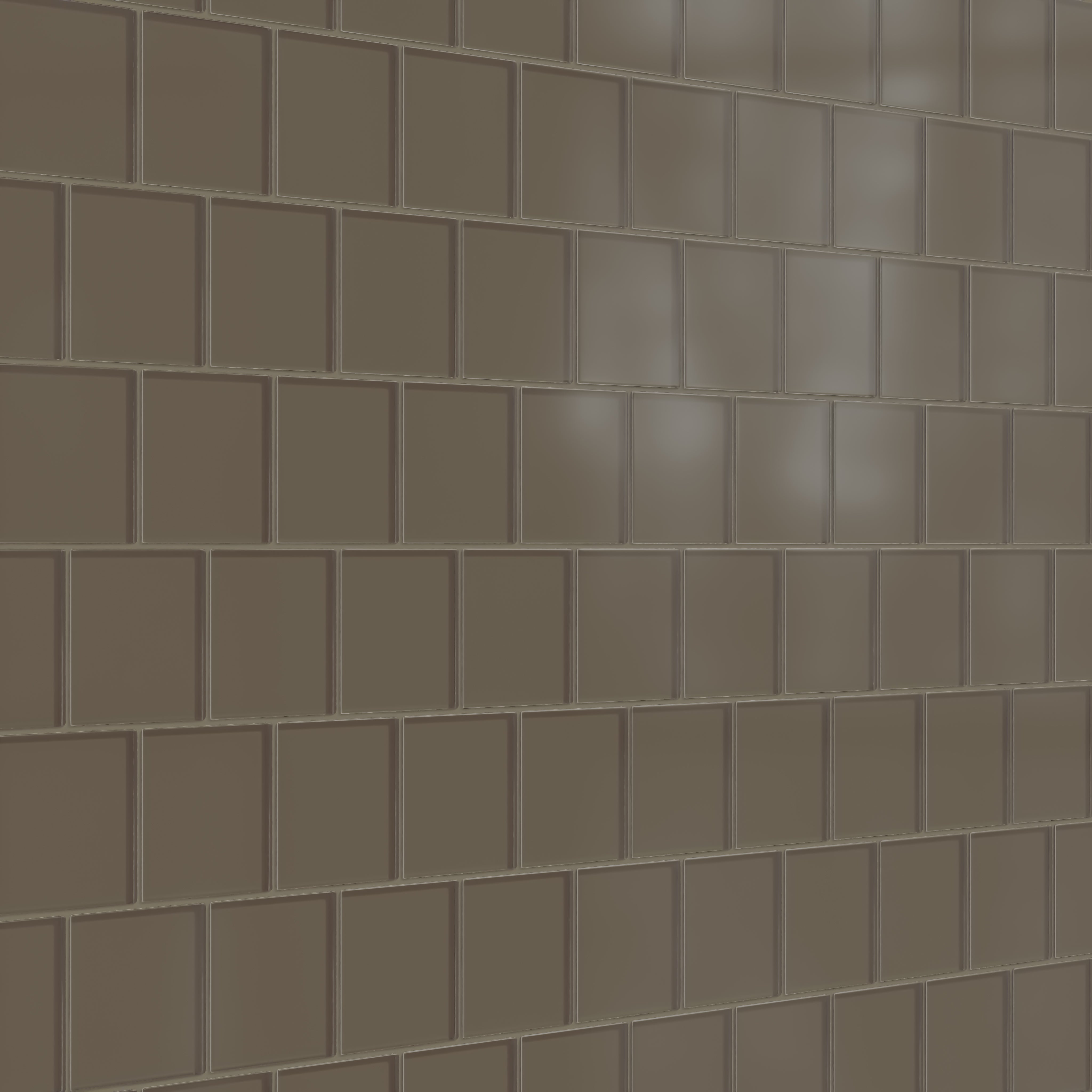 4x4 Glass Tile in Albatross Matte