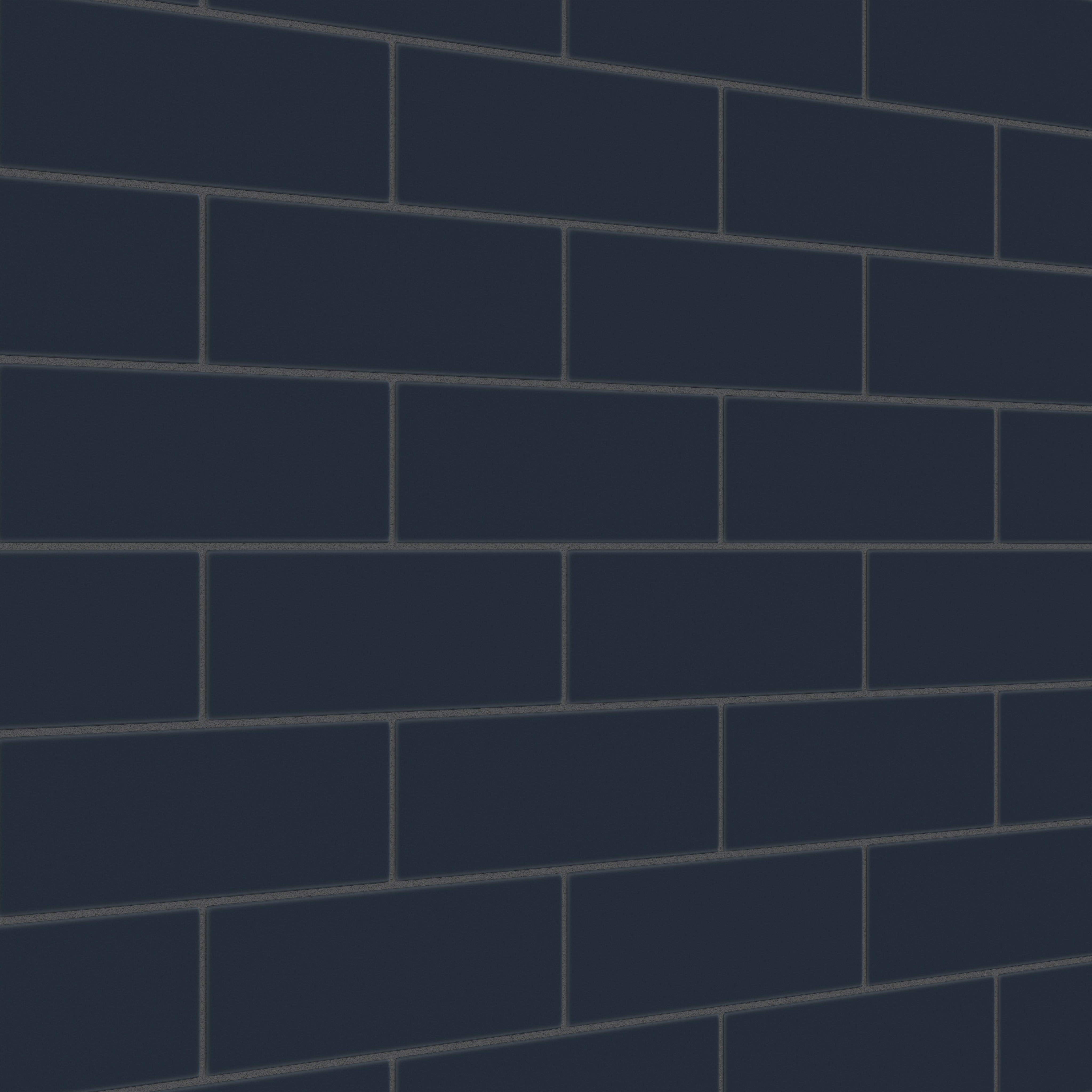 4x12 Original Ceramic Tile in Navy Blue Matte