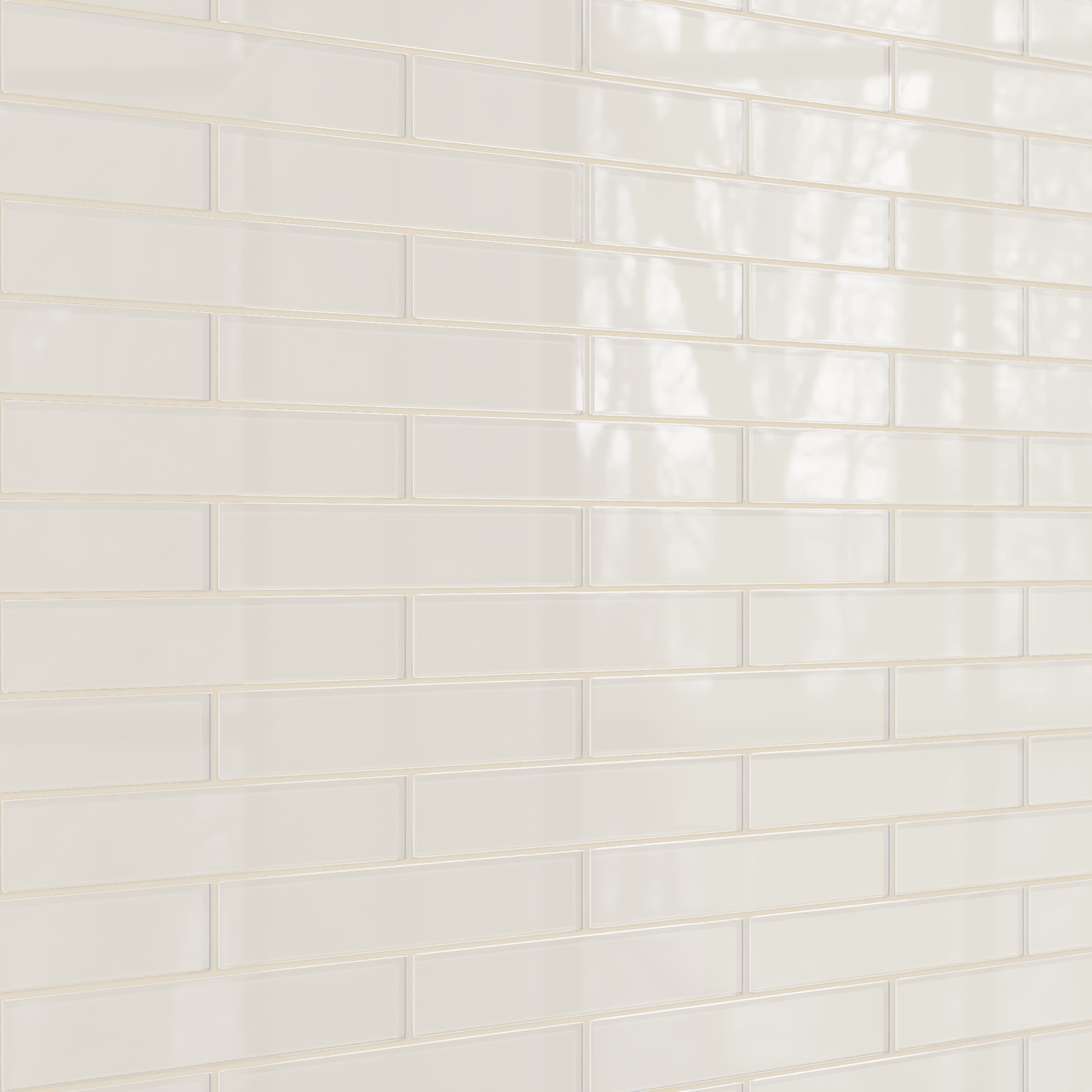 Factory Sale 2x12 Glass Tile in Dove Gloss