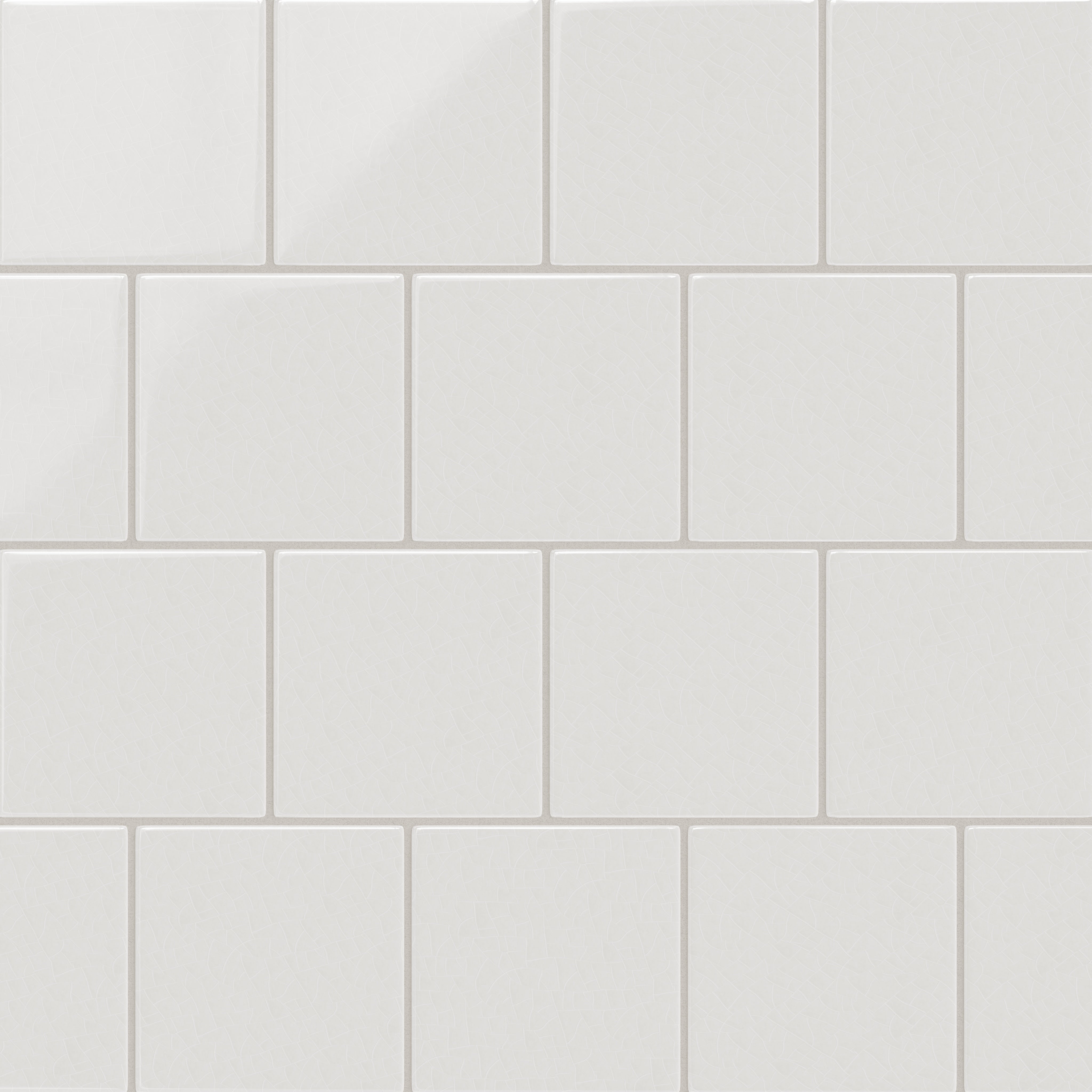 6x6 Original Ceramic Tile in Frost Gloss