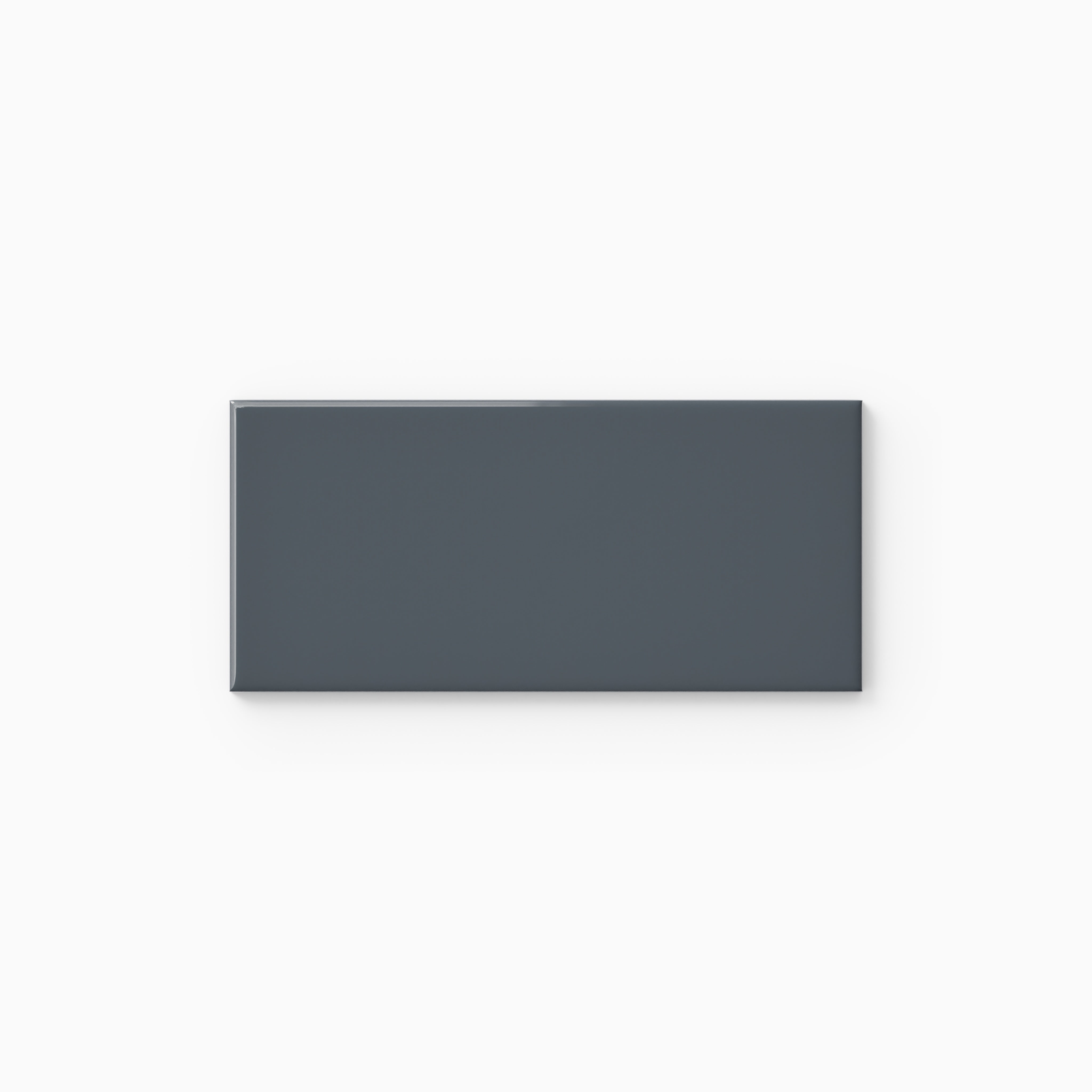 3x6 Natural Press Ceramic Tile in Indigo Gloss