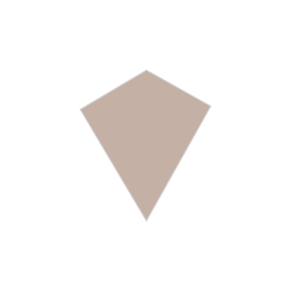 Hexite Original Ceramic Tile in Sweet Pea Matte