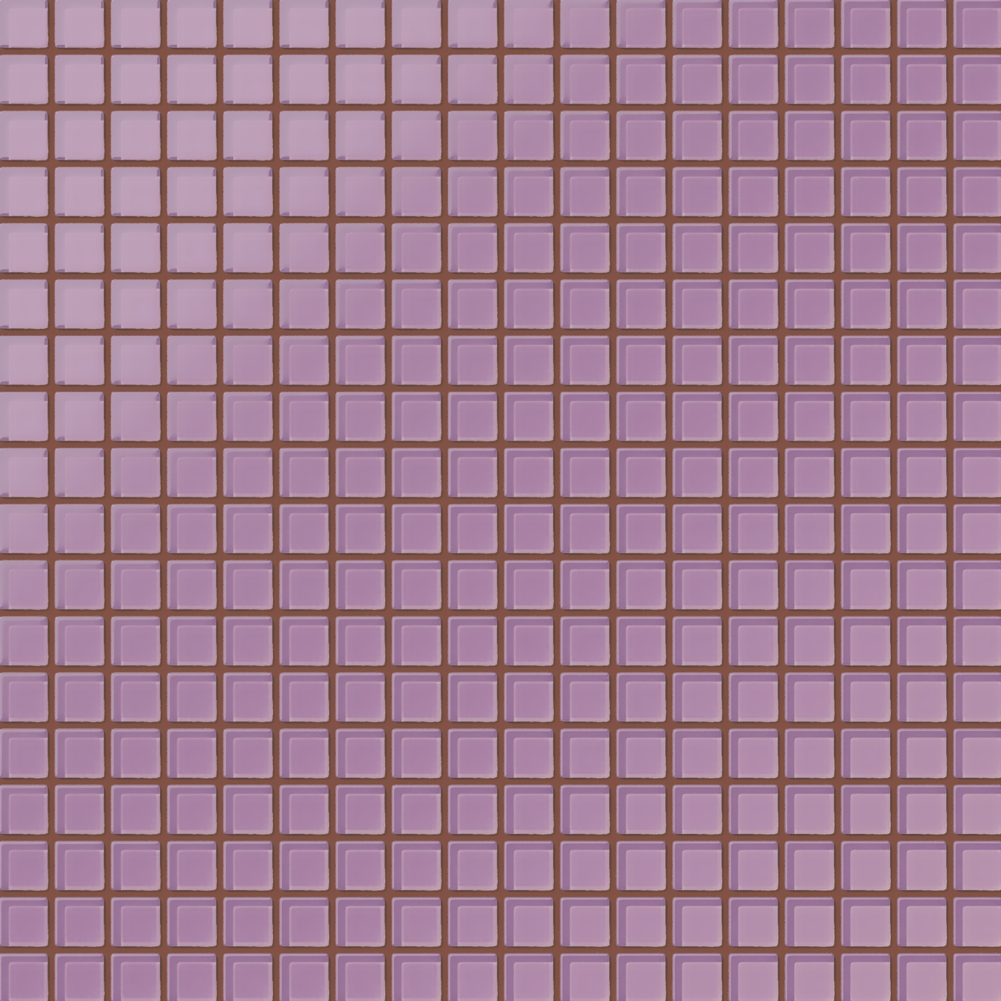 1x1 Straight Set Sheeted Glass Mosaic Tile in Waxbill Matte