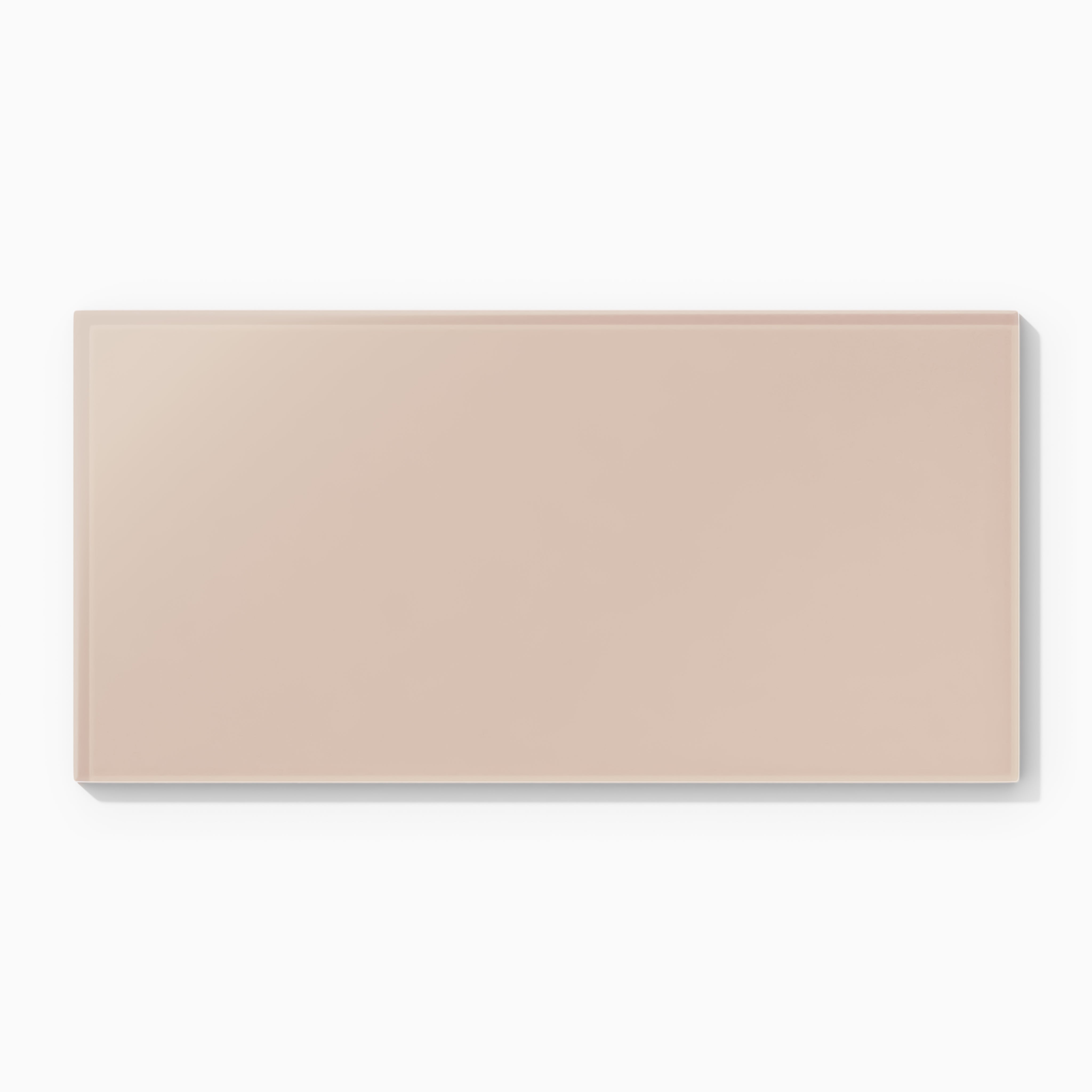 6x12 Glass Tile in Rosy Finch Matte