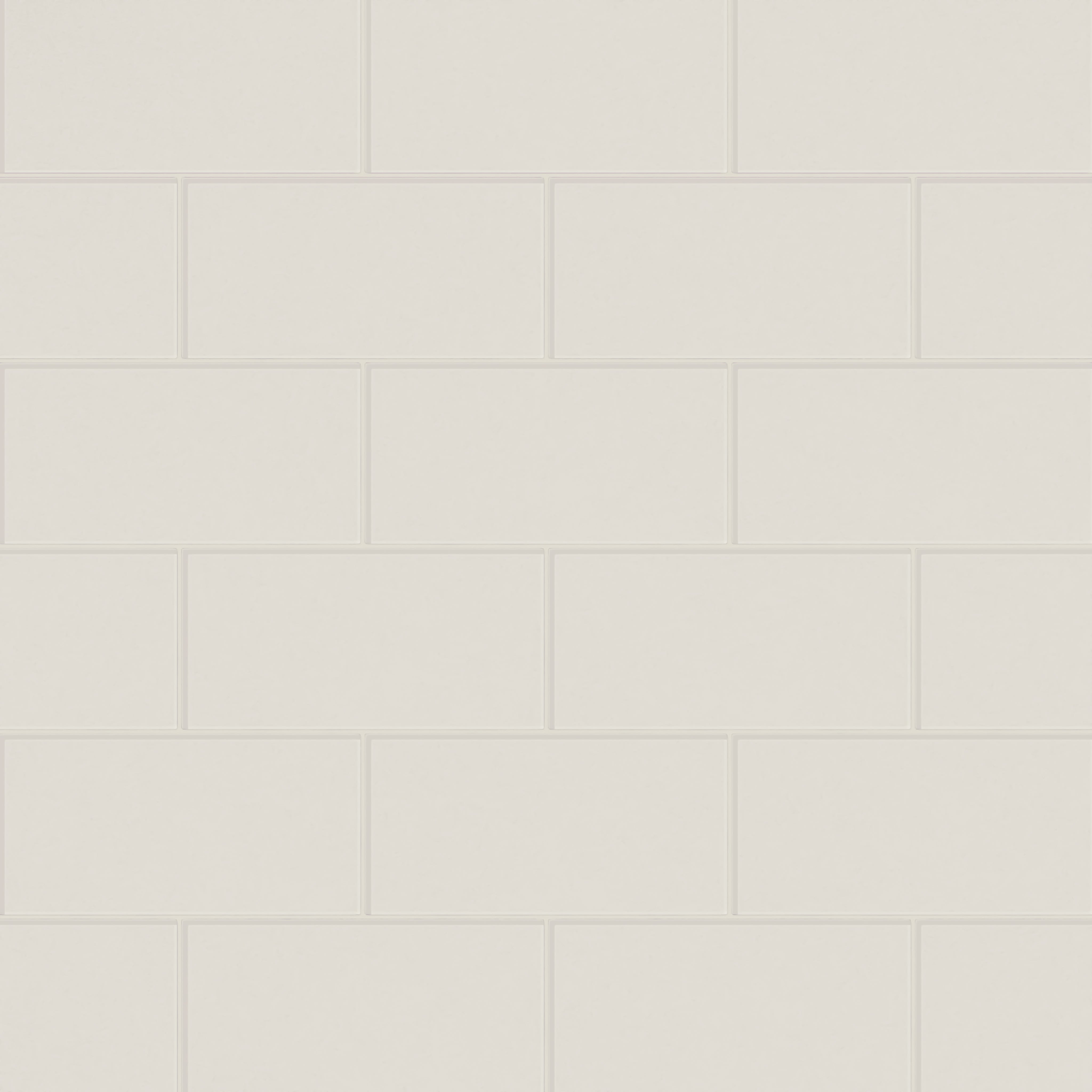 6x12 Glass Tile in Dove Gloss