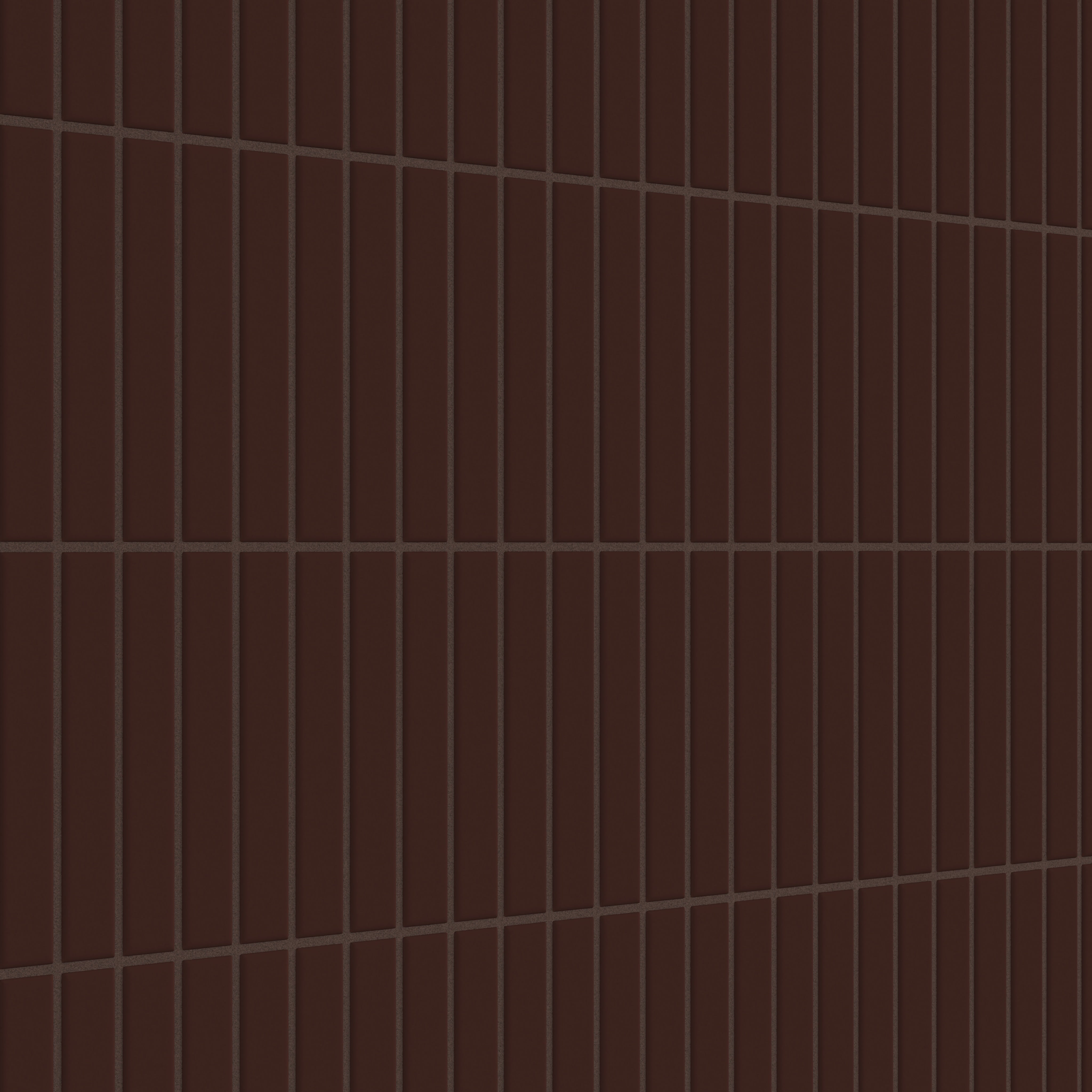 1x6 Straight Set Sheeted Original Ceramic Mosaic Tile in Garnet Matte
