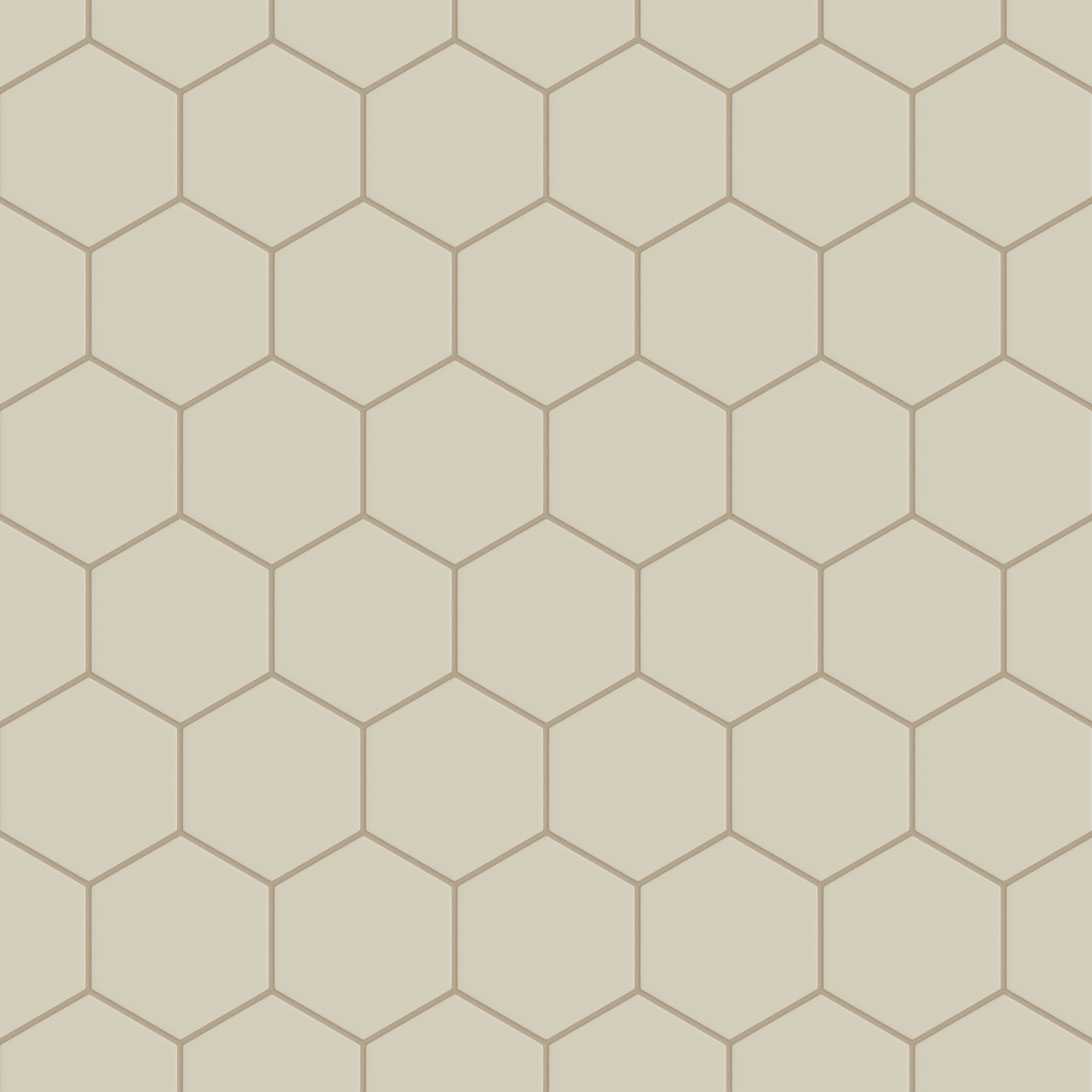 6" Hexagon Original Ceramic Tile in Dolomite Matte