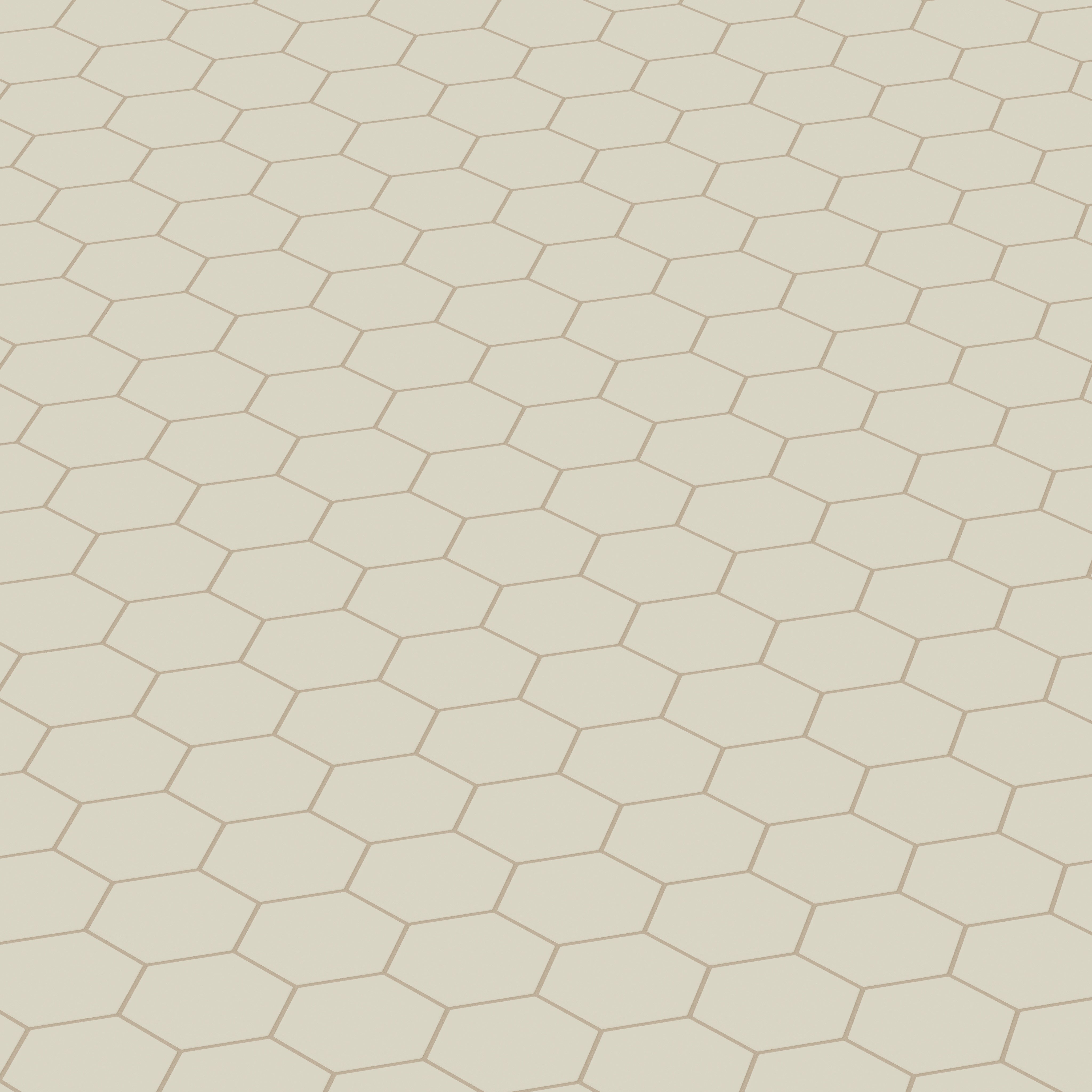 6" Hexagon Original Ceramic Tile in Dolomite Matte