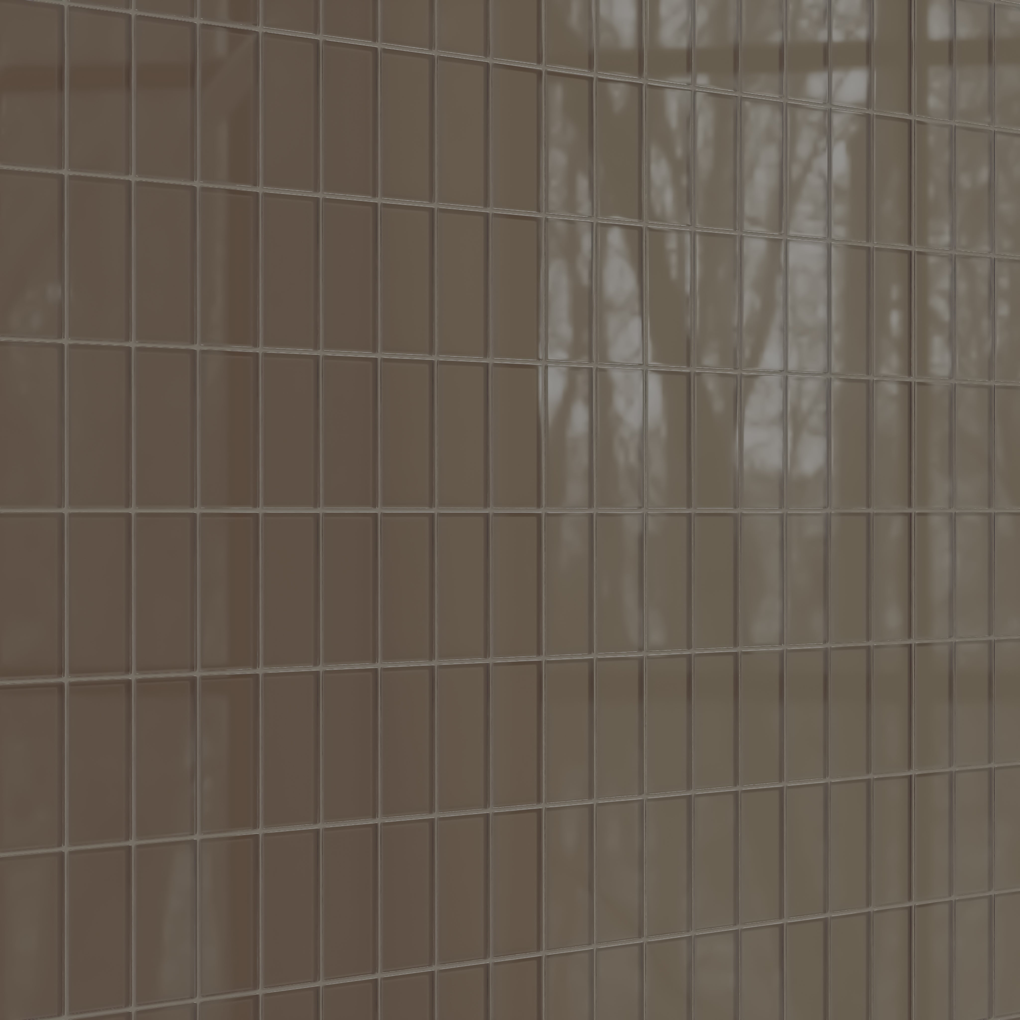 3x6 Glass Tile in Albatross Gloss