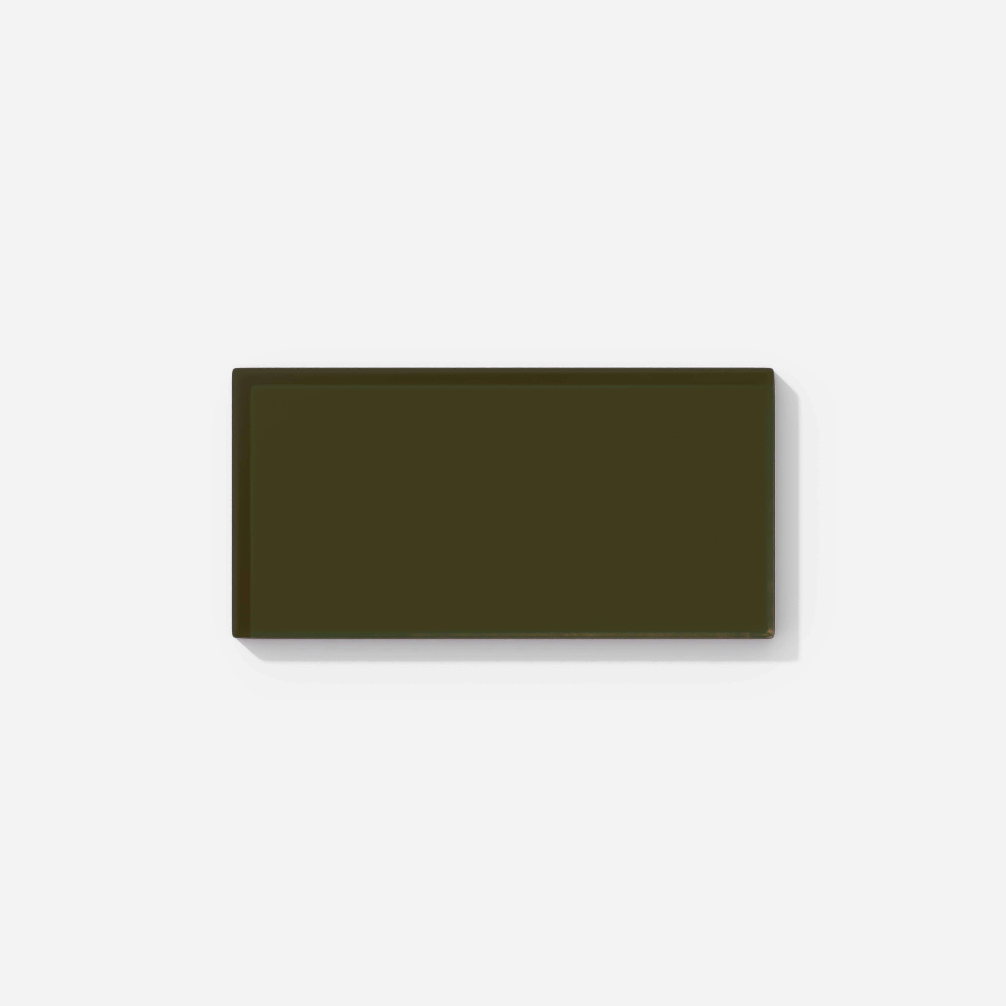 3x6 Glass Tile in Catbird Matte