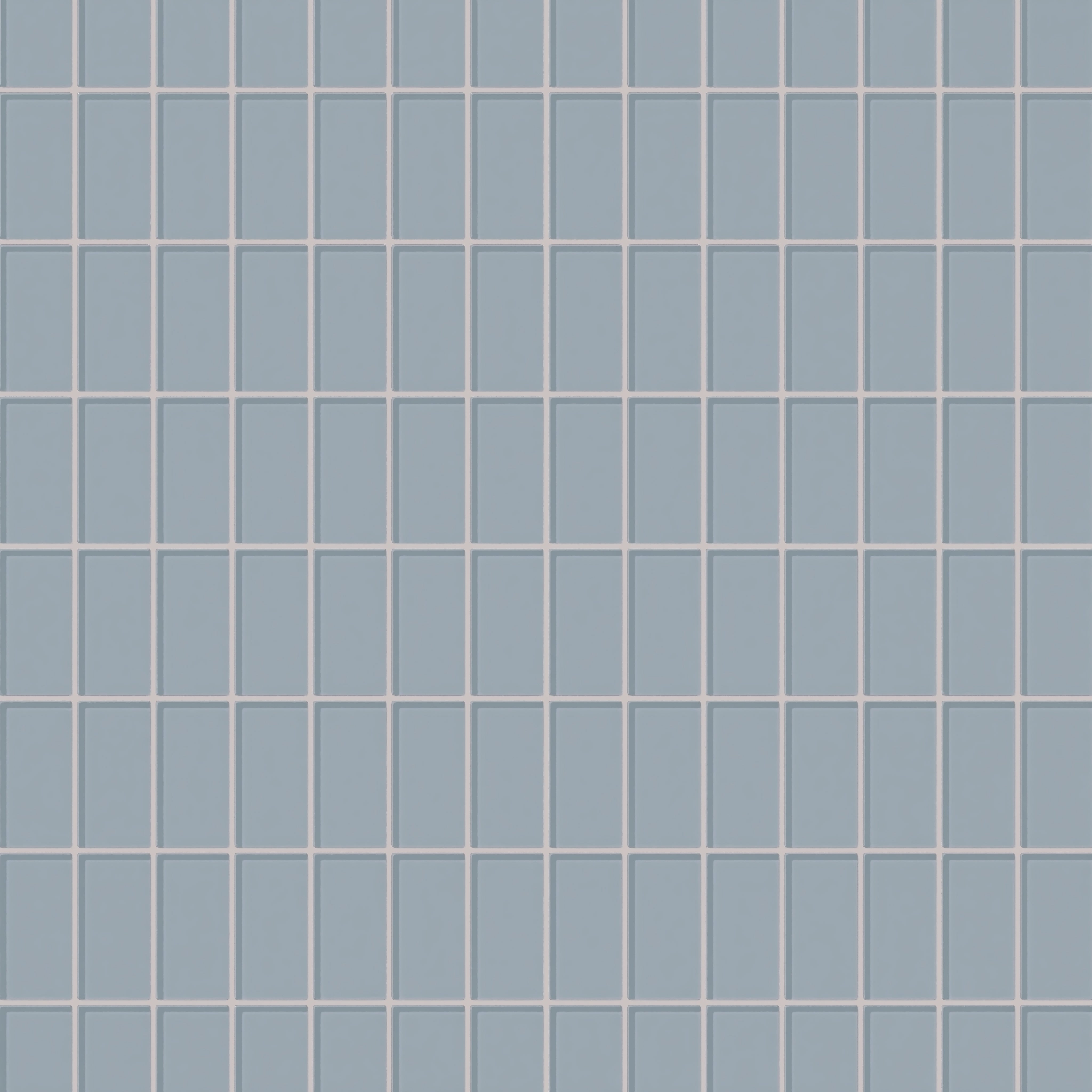 2x4 Straight Set Sheeted Glass Mosaic Tile in Pinyon Jay Gloss