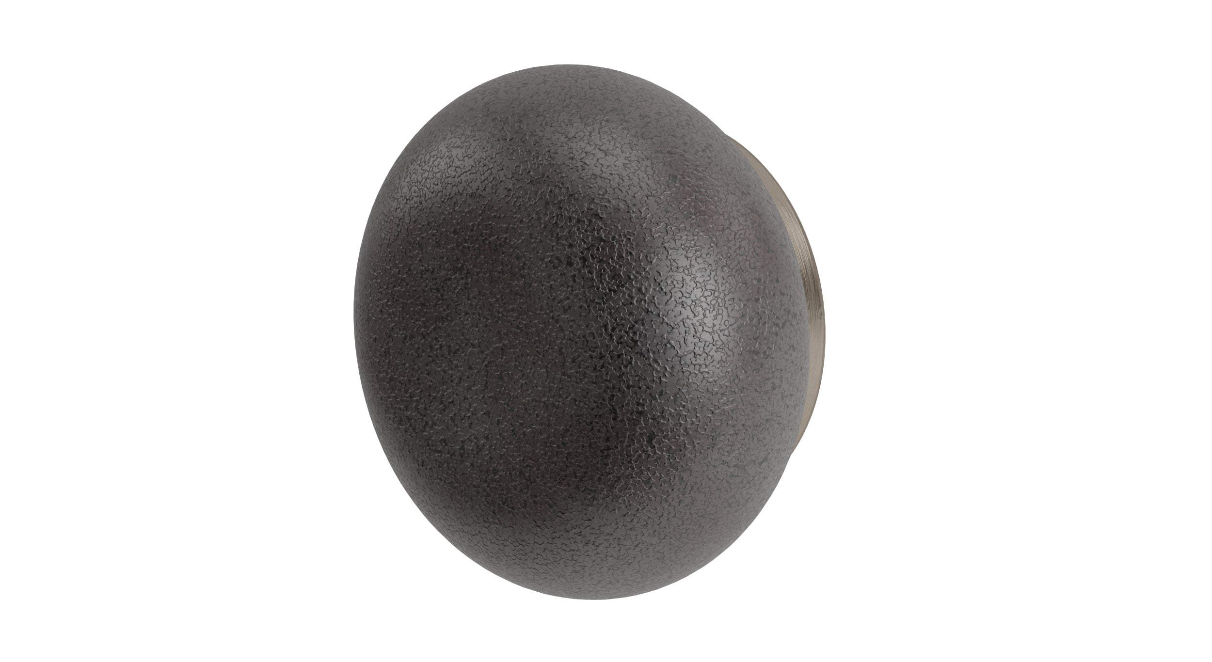 Foundry One Handle Wall Mount Diverter/Volume Control Shower Trim with Pebble Ceramic Knob Handle in Antique Nickel