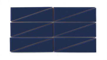 Right Scalene Triangle Original Ceramic Tile in Lake Tahoe Matte