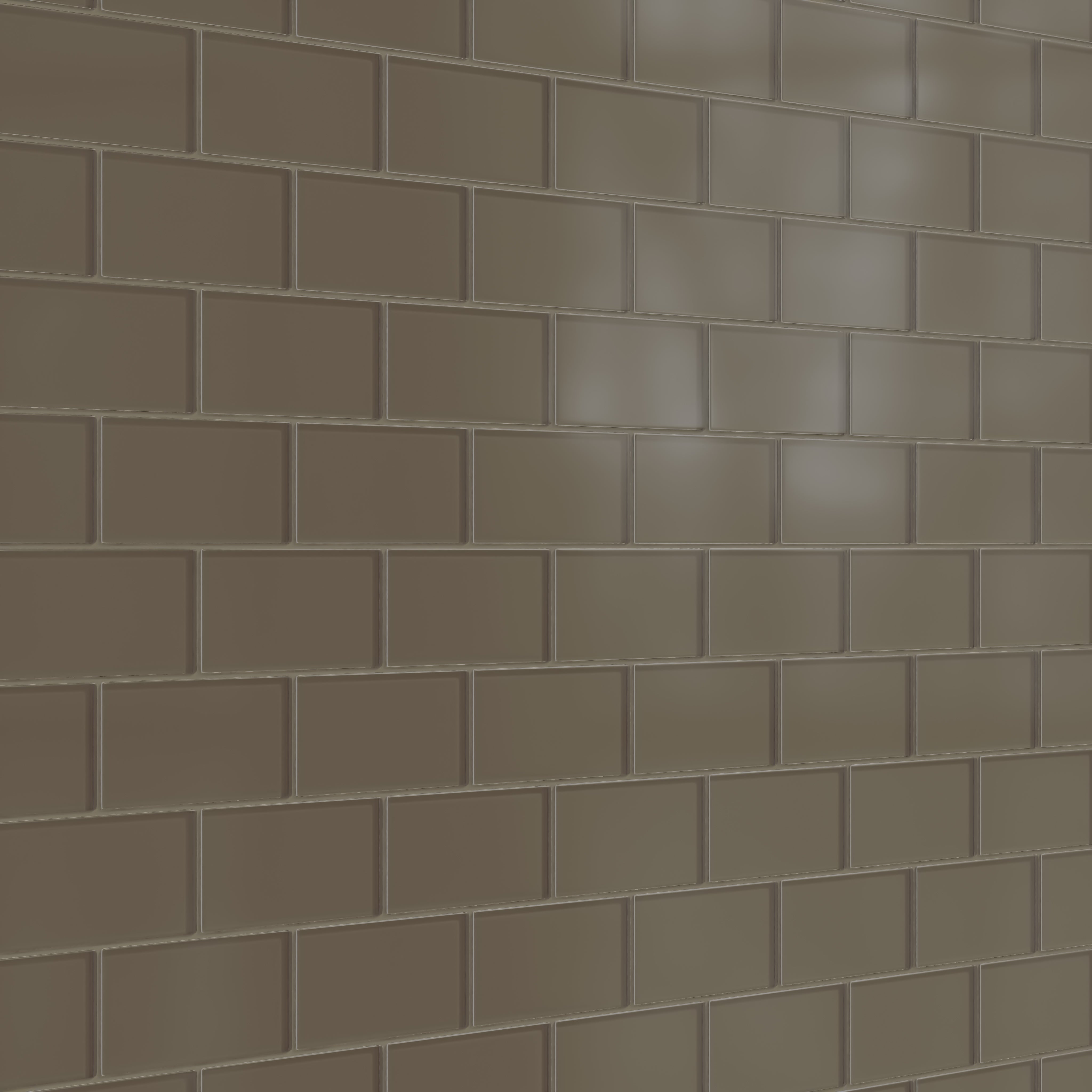 3x6 Glass Tile in Albatross Matte