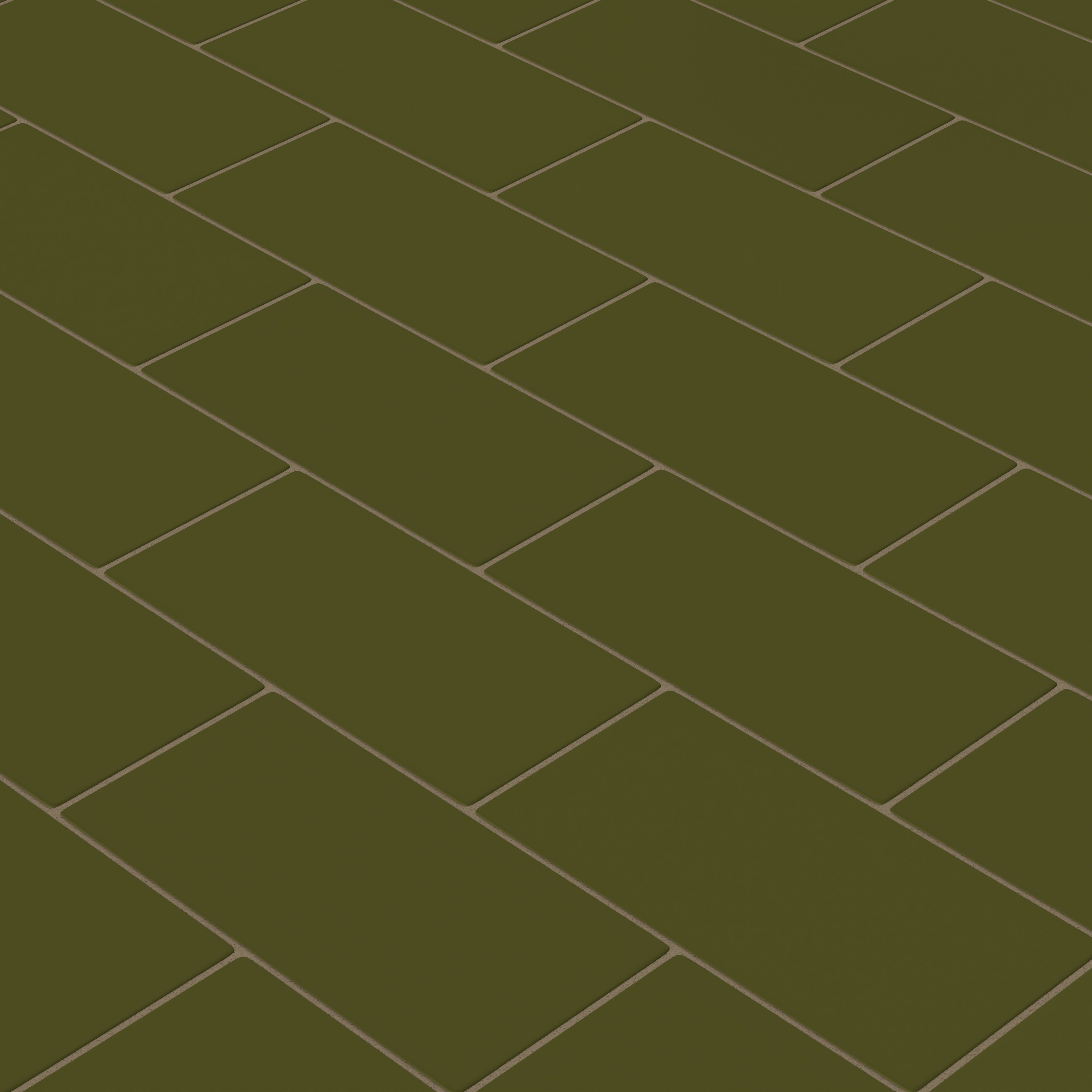 6x12 Original Ceramic Tile in Bonsai Matte