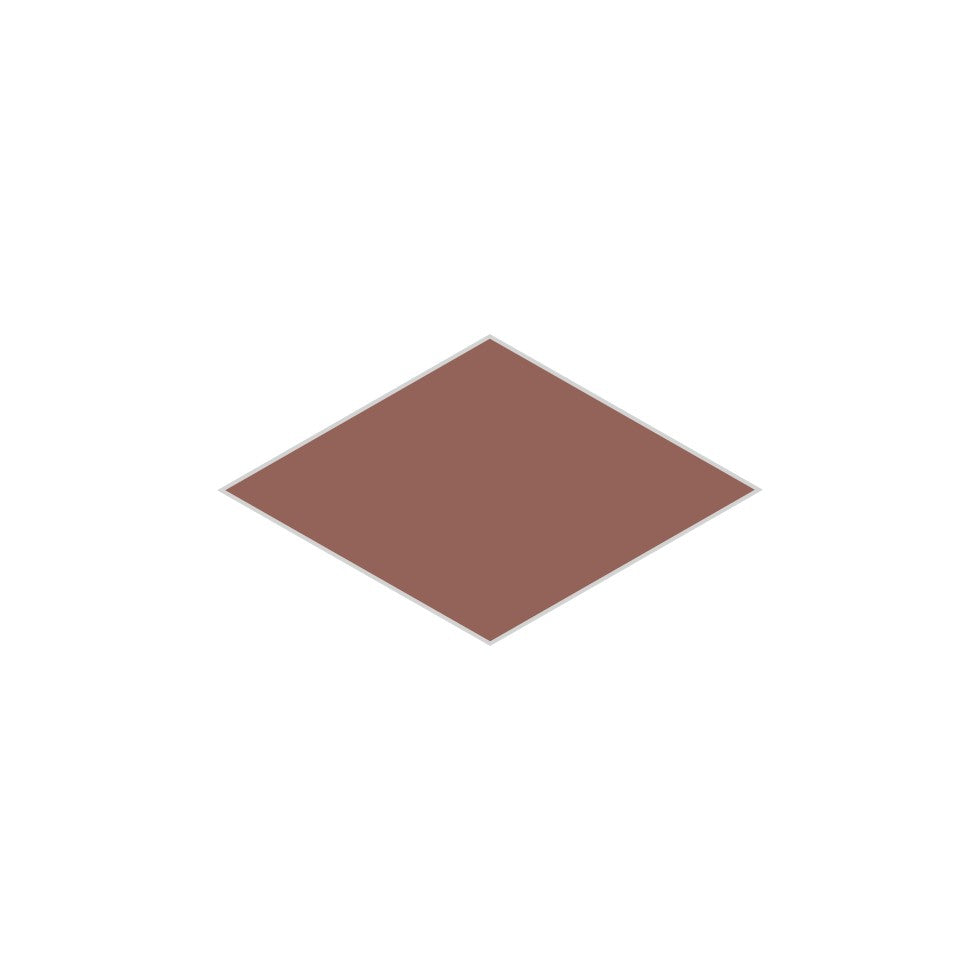 Large Diamond Original Ceramic Tile in Mauve Matte