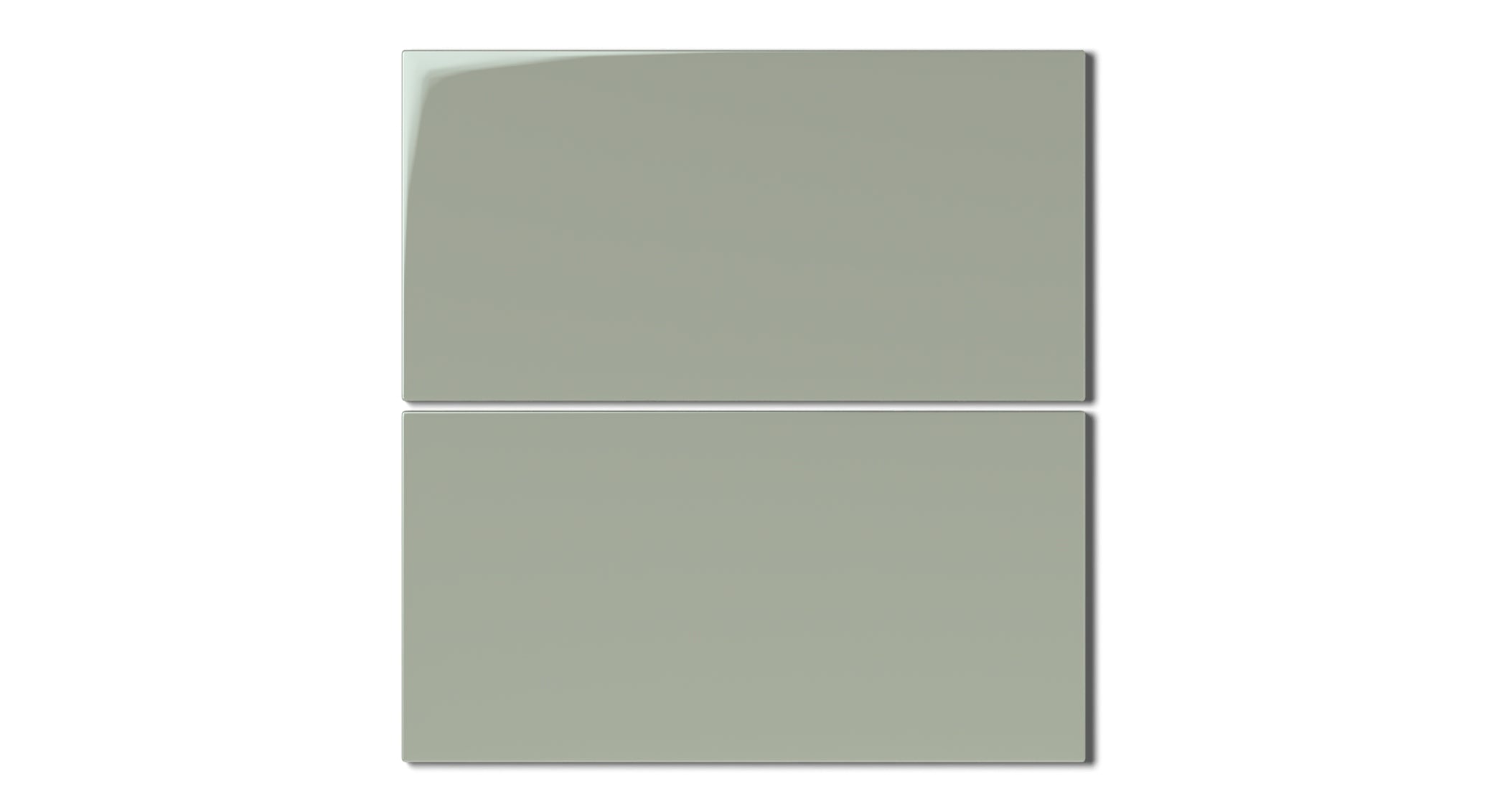 6x12 Natural Press Ceramic Tile in Terre Verte Gloss