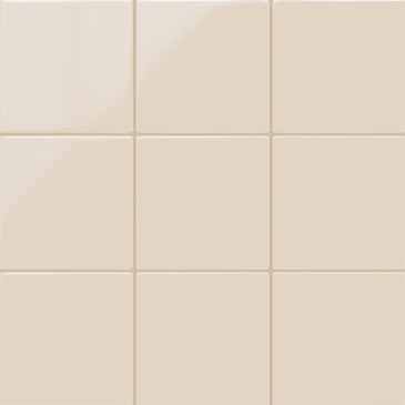 8x8 Original Ceramic Tile in Ivory Gloss