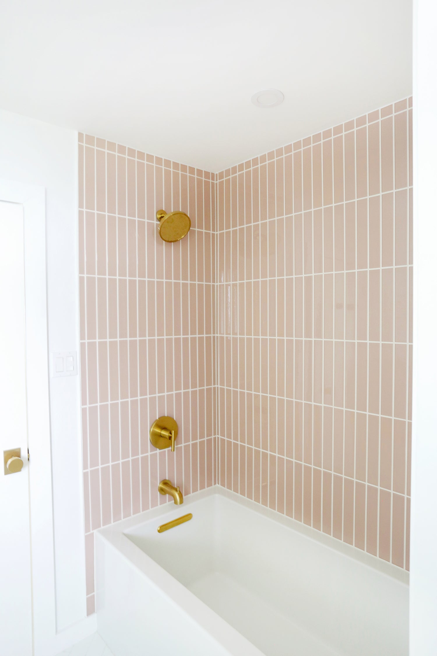 2x12 Glass Tile in Rosy Finch Gloss