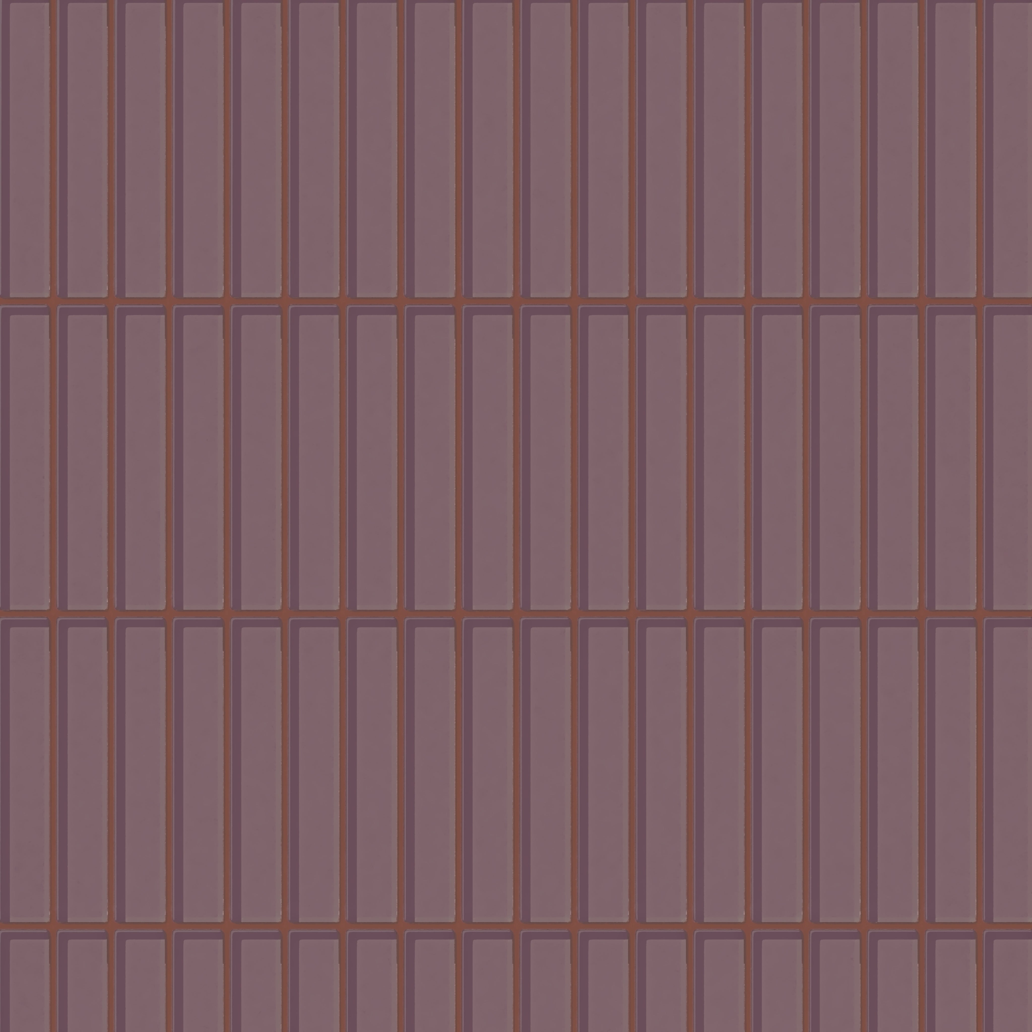 1x6 Straight Set Sheeted Glass Mosaic Tile in Crane Gloss