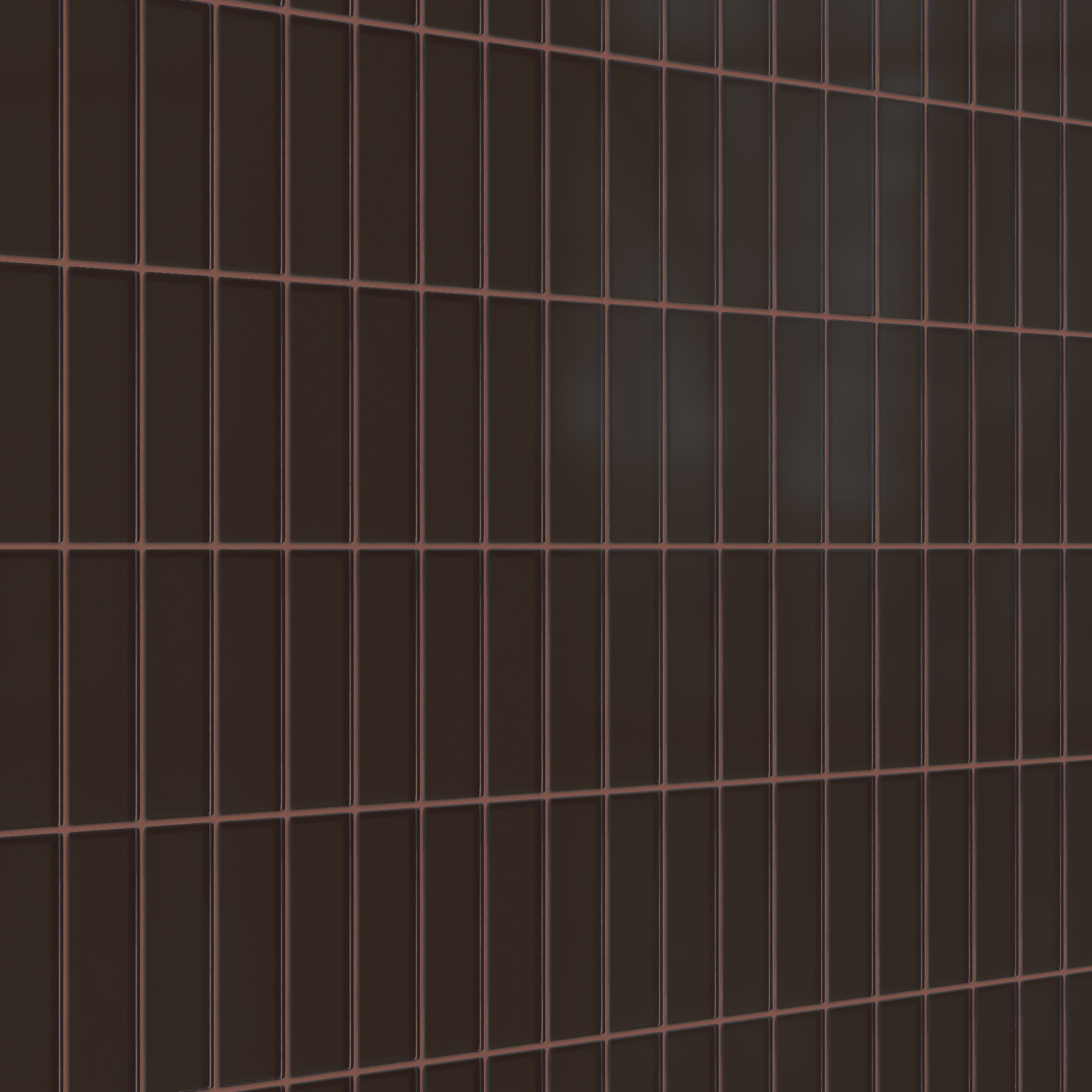 2x6 Glass Tile in Nighthawk Matte