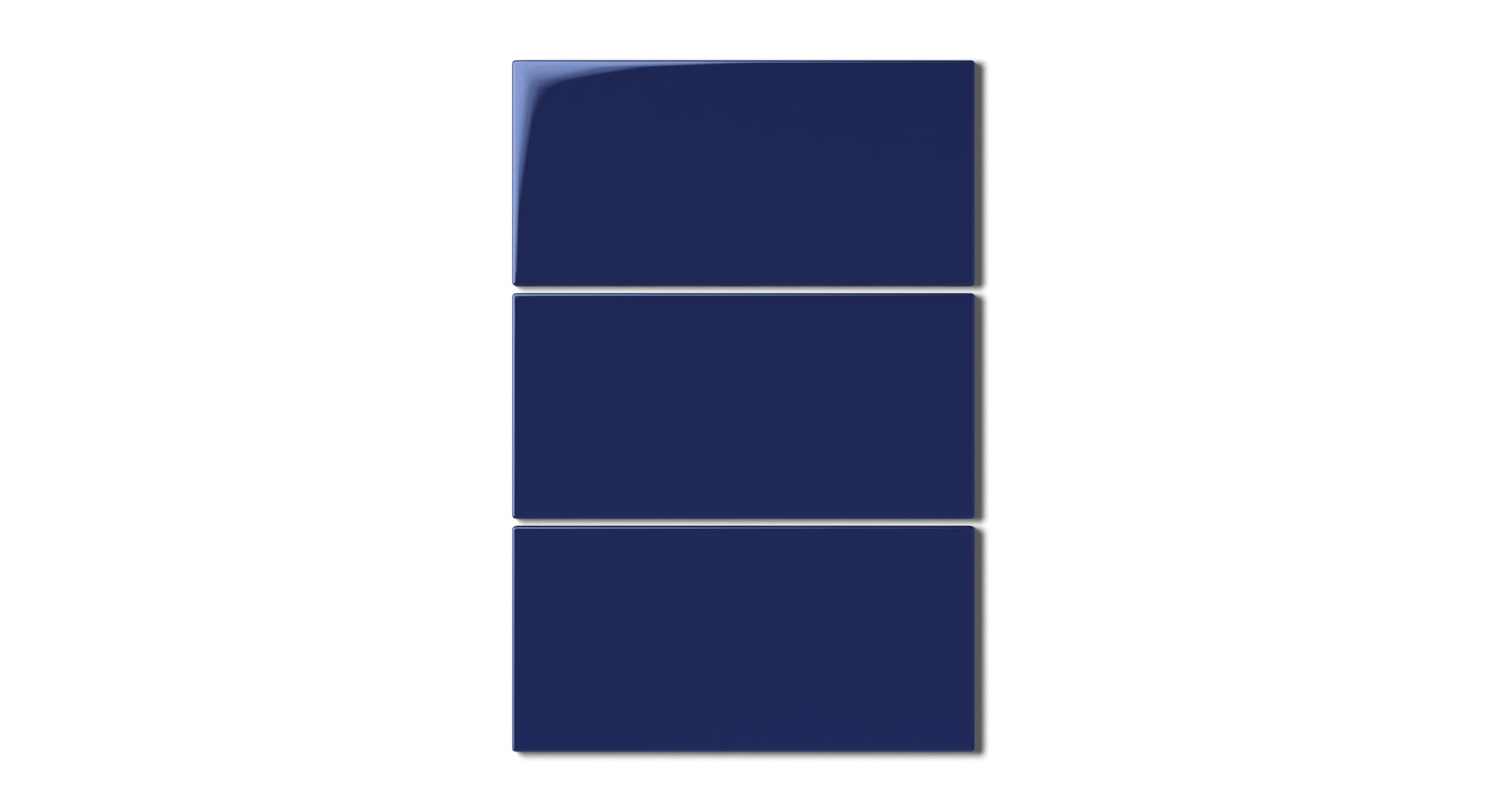 4x8 Natural Press Ceramic Tile in Ultramarine Gloss