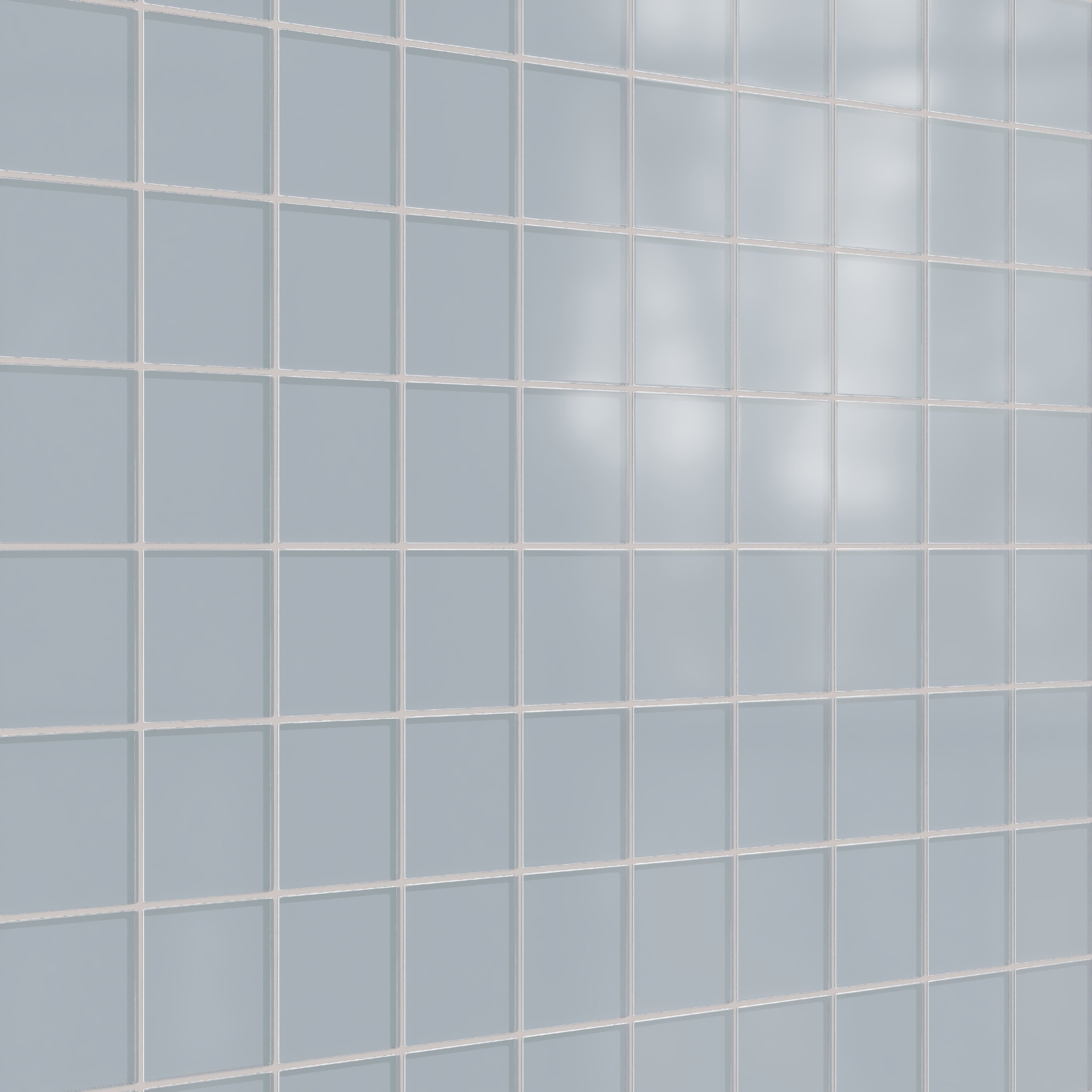 4x4 Glass Tile in Pinyon Jay Matte