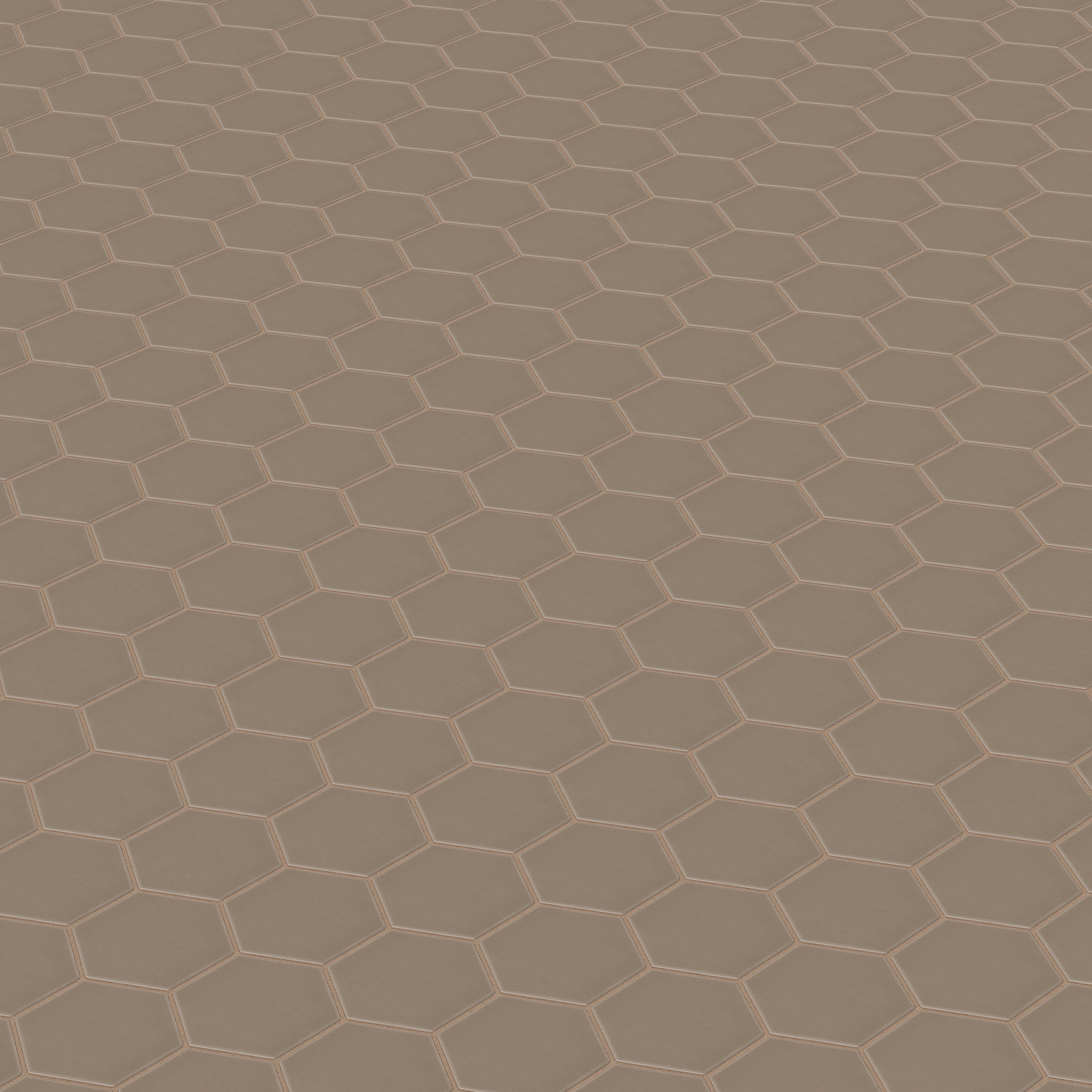 4" Hexagon Original Ceramic Tile in Cardamom Matte