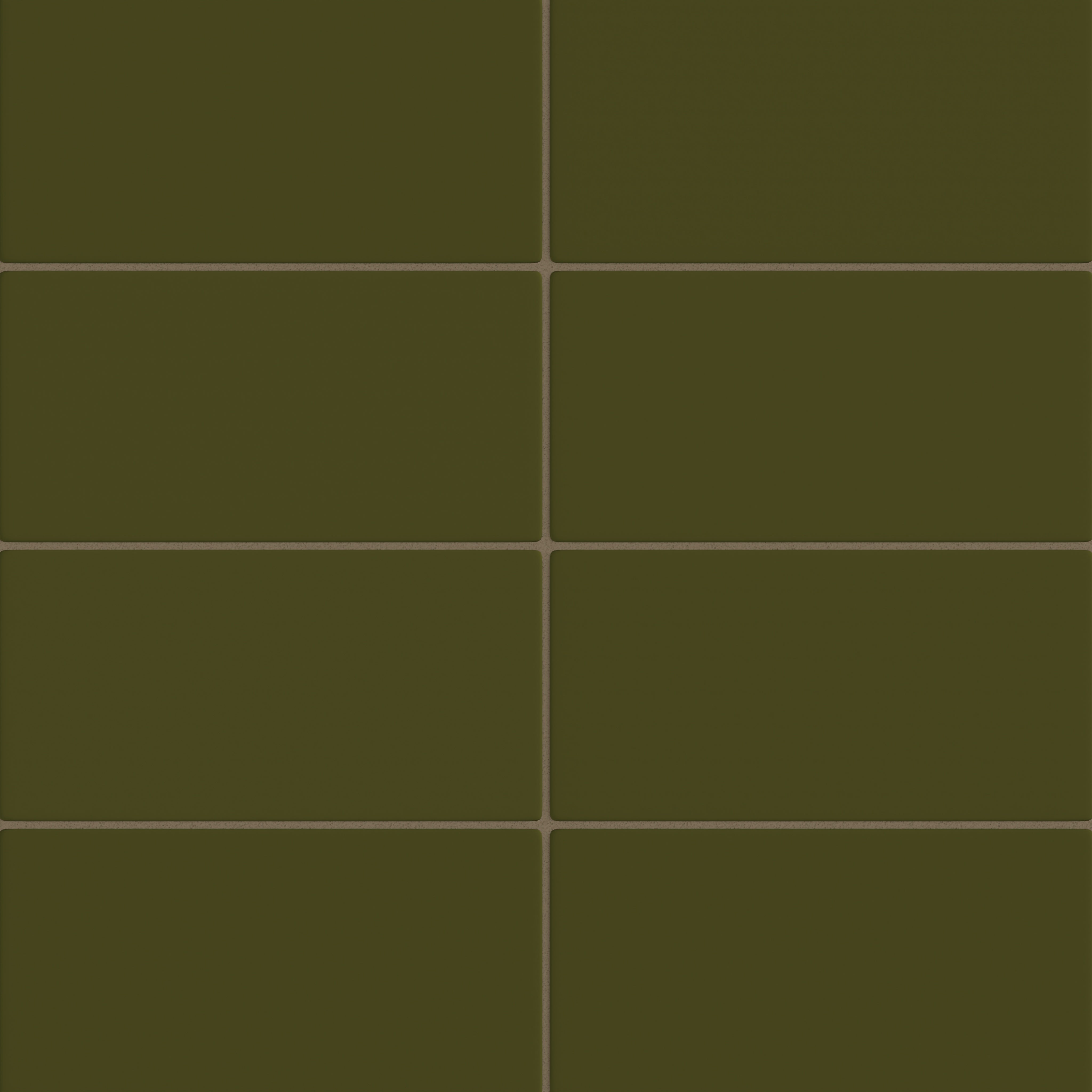 6x12 Original Ceramic Tile in Bonsai Matte