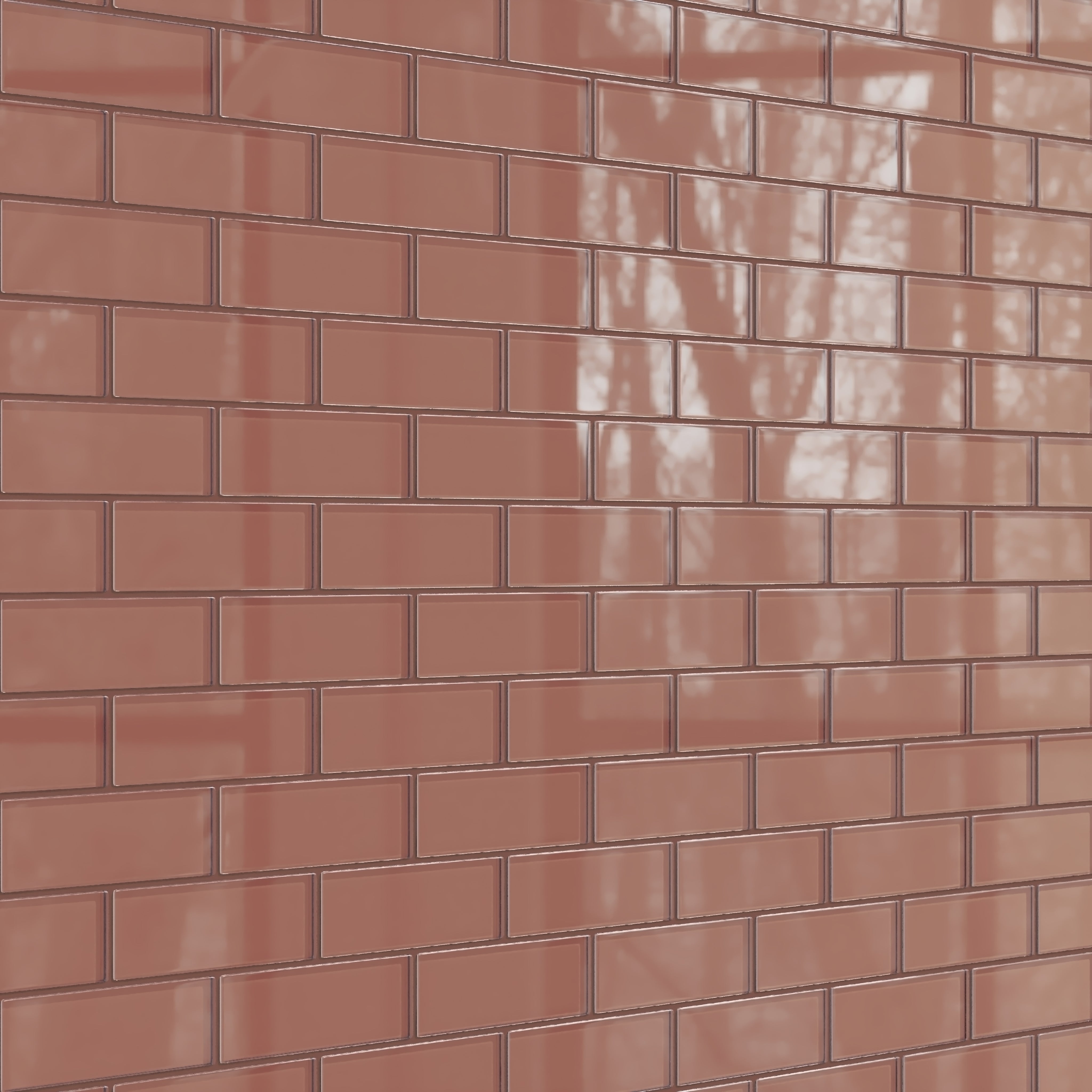 2x6 Glass Tile in Flicker Gloss