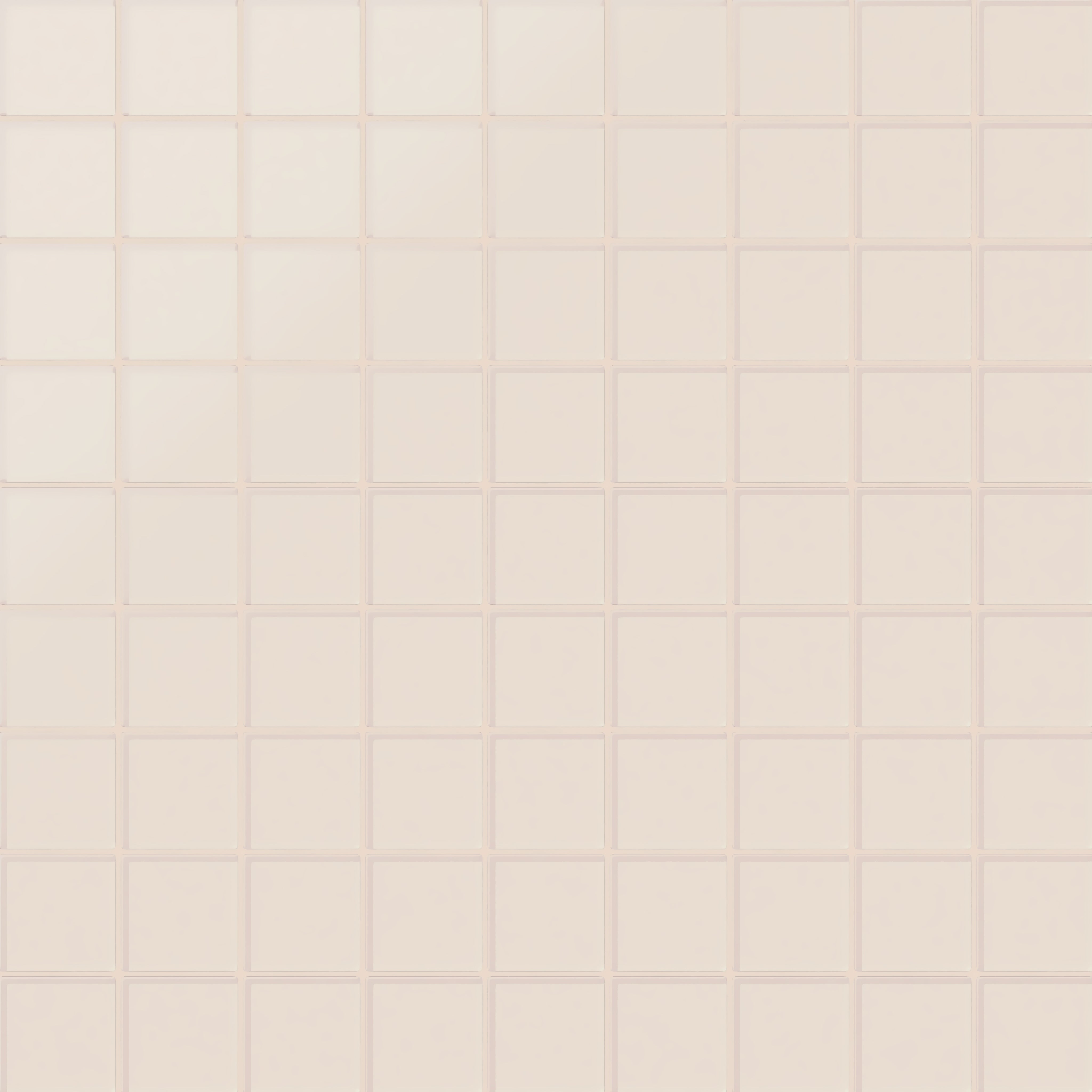 3x3 Straight Set Sheeted Glass Mosaic Tile in Sandpiper Matte