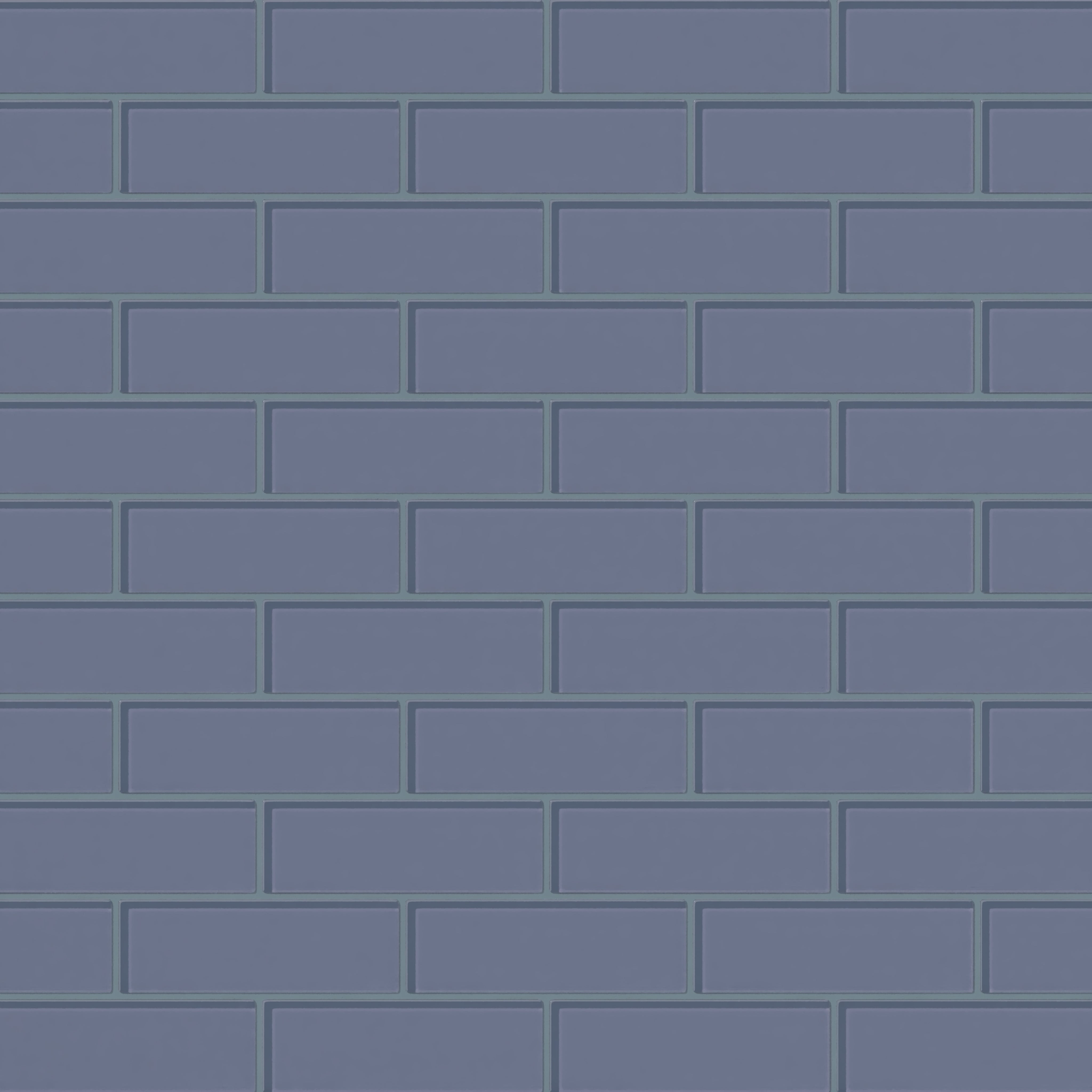 2x6 Glass Tile in Nuthatch Gloss