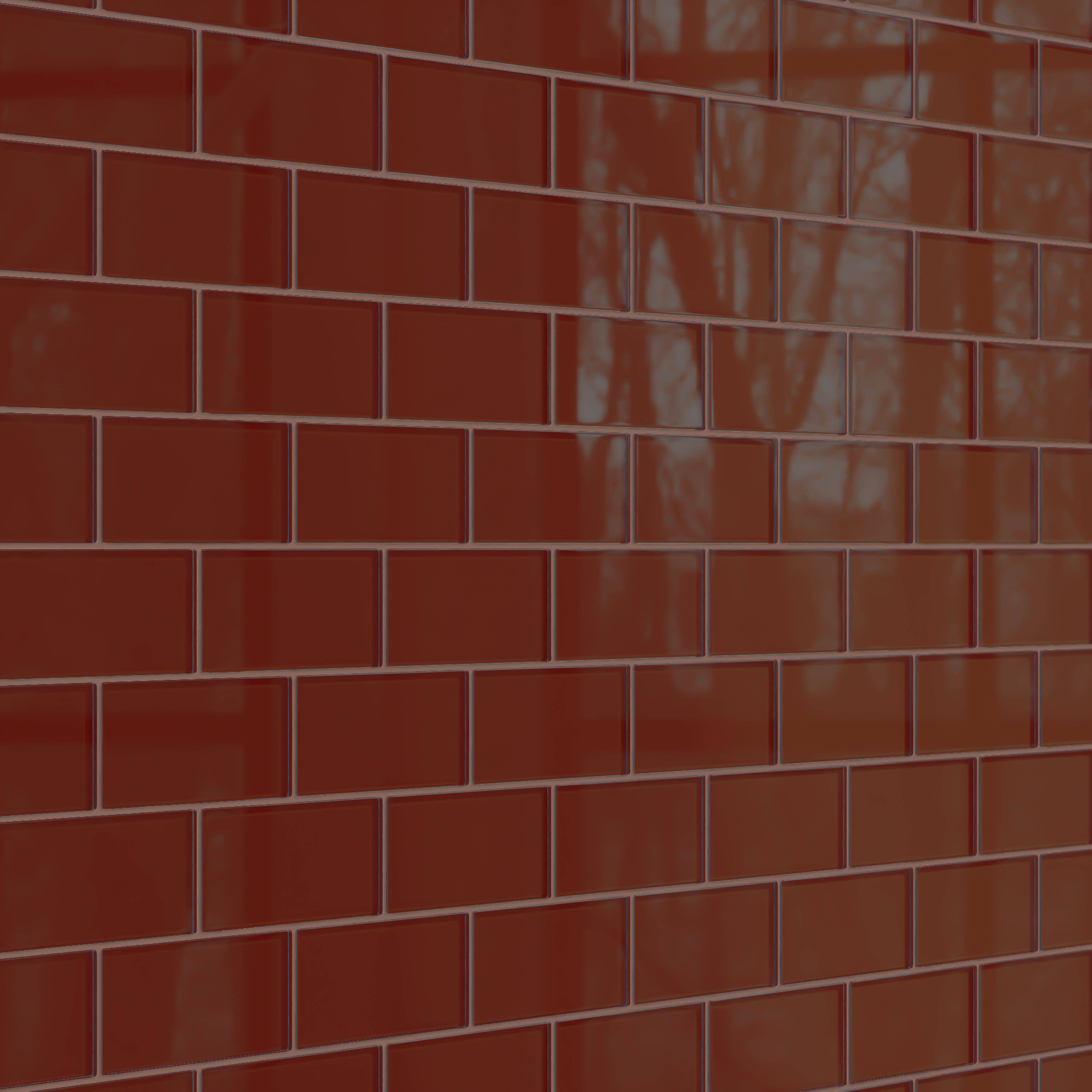 3x6 Glass Tile in Pheasant Gloss