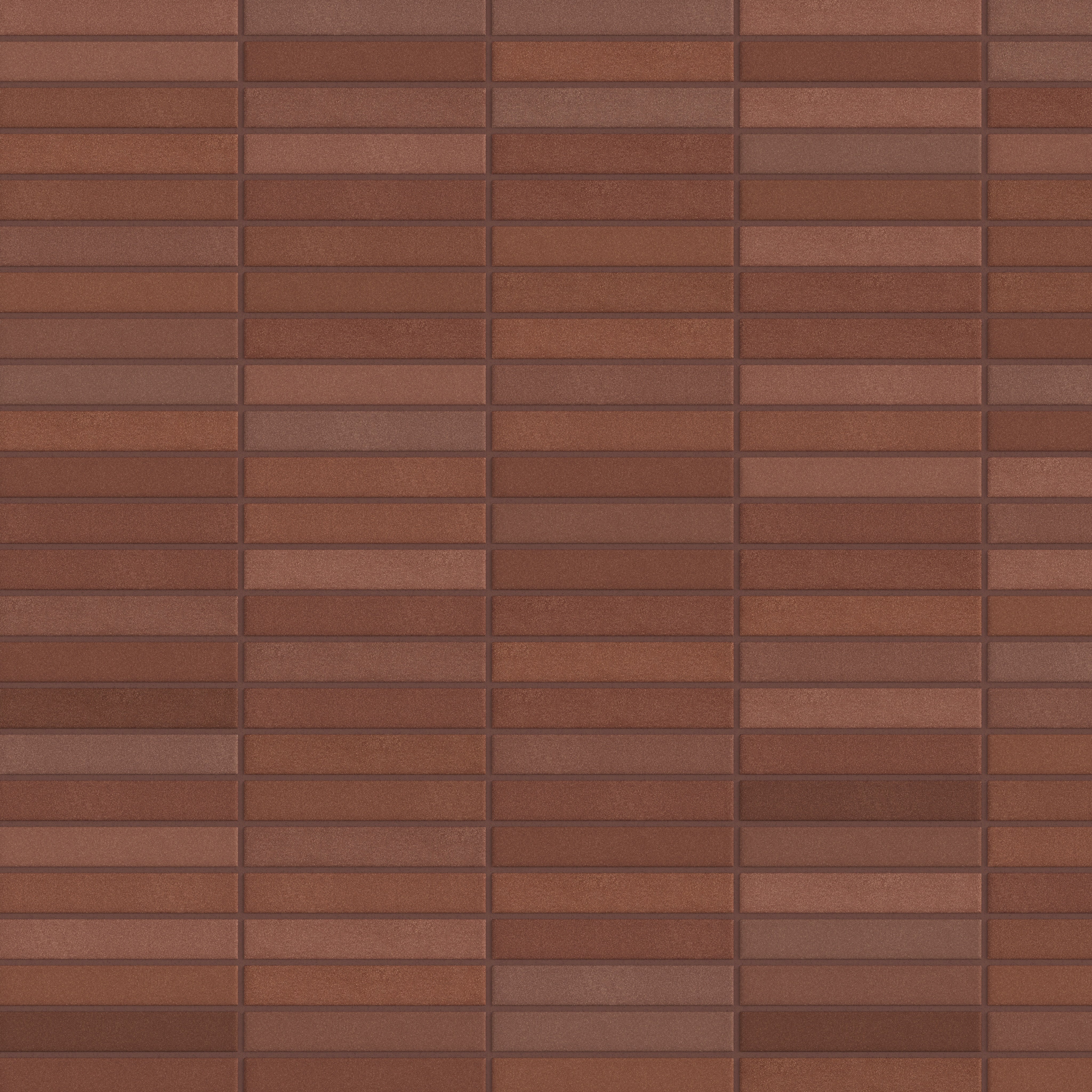 1x6 Straight Set Sheeted Original Ceramic Mosaic Tile in Antique