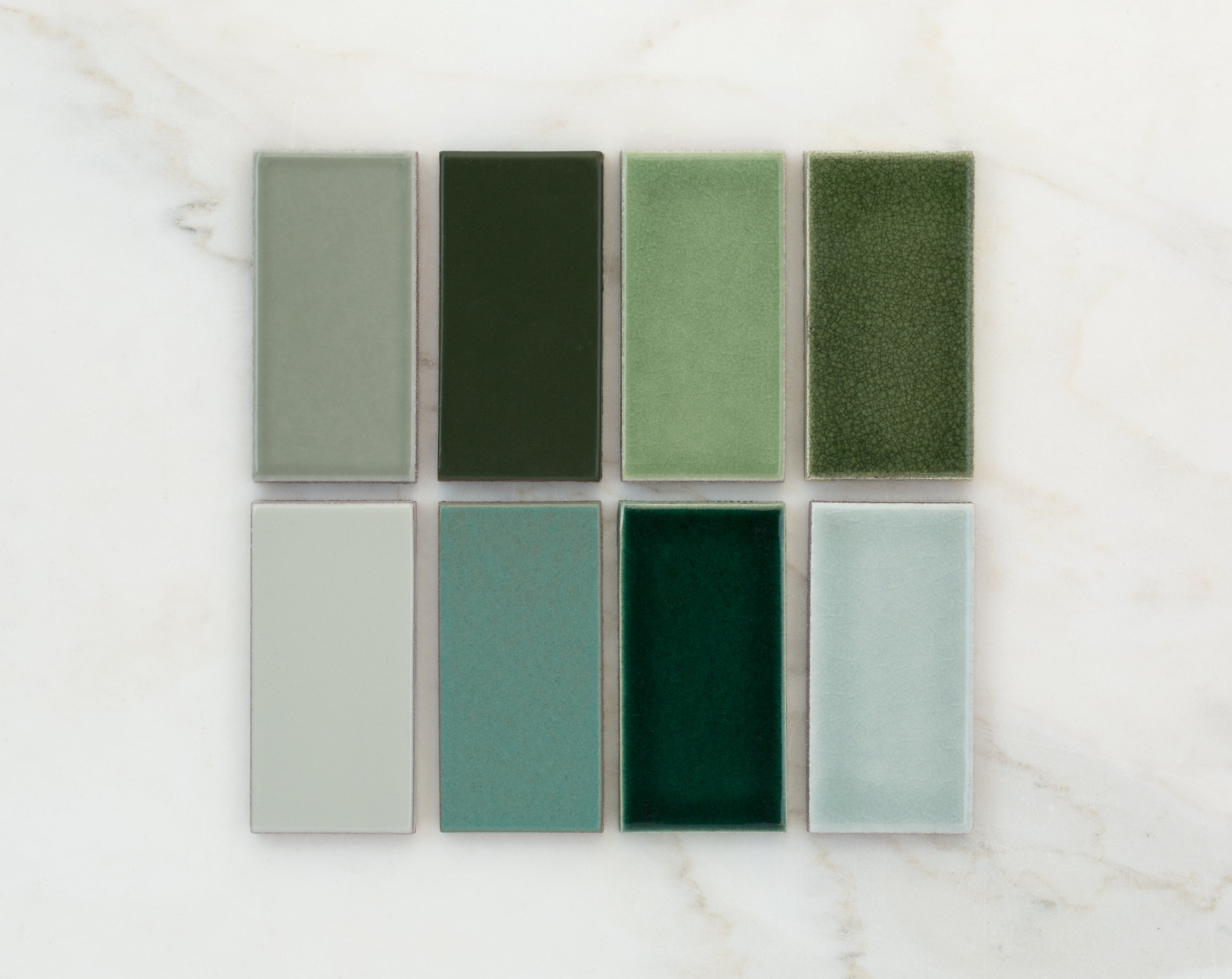 4" Hexagon Original Ceramic Tile in Hunter Green Matte