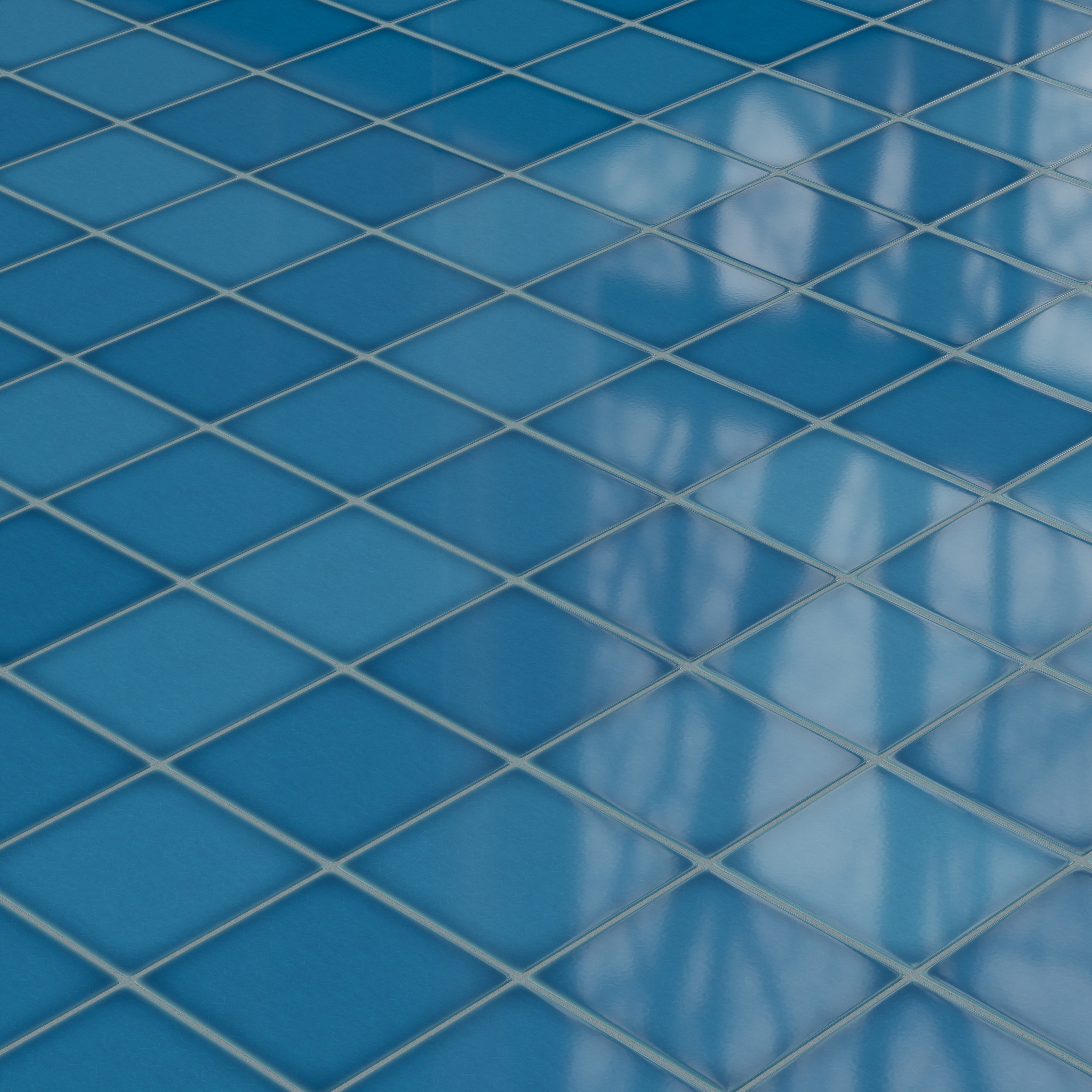8x8 Original Ceramic Tile in Adriatic Sea Gloss