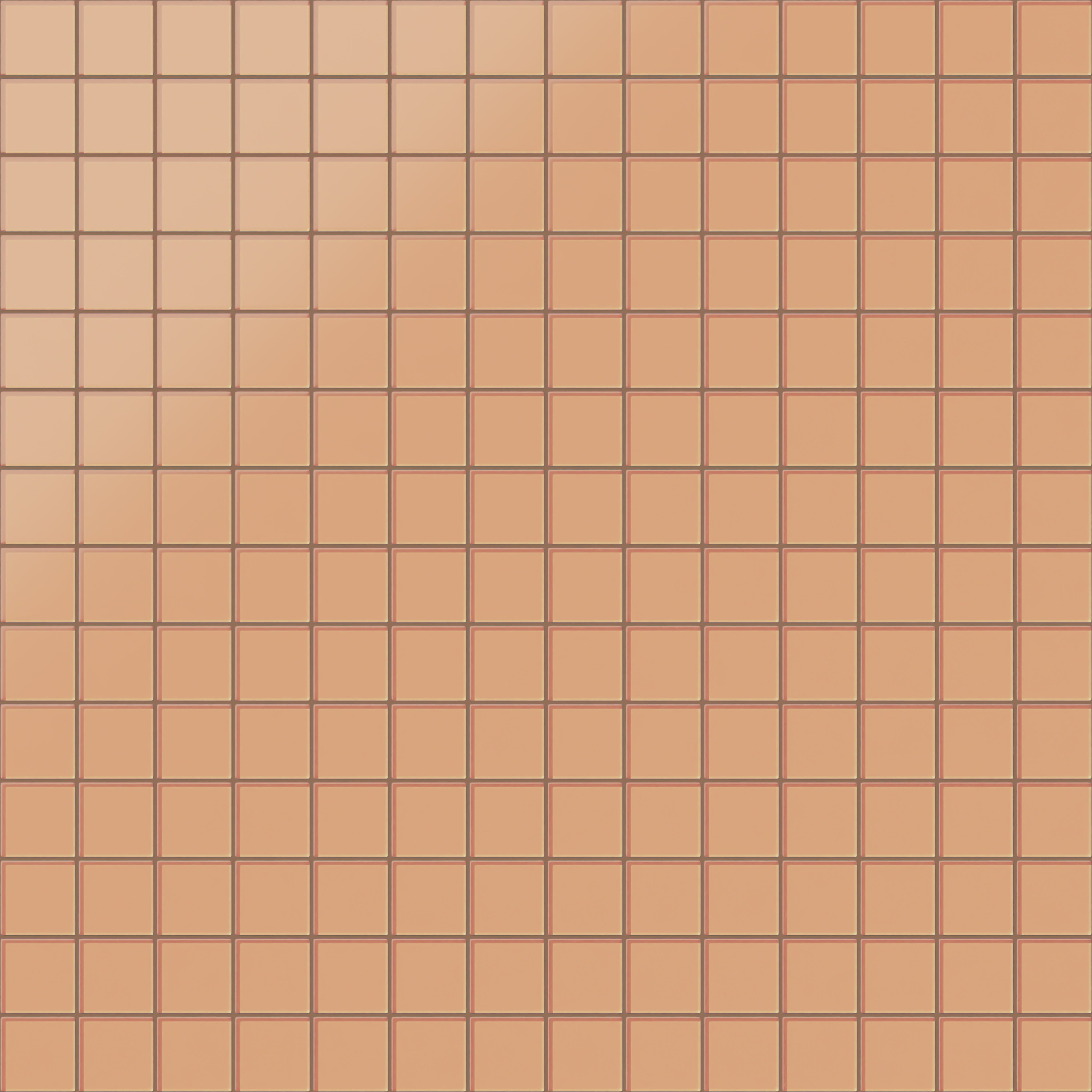 3x3 Straight Set Sheeted Glass Mosaic Tile in Carolina Wren Matte