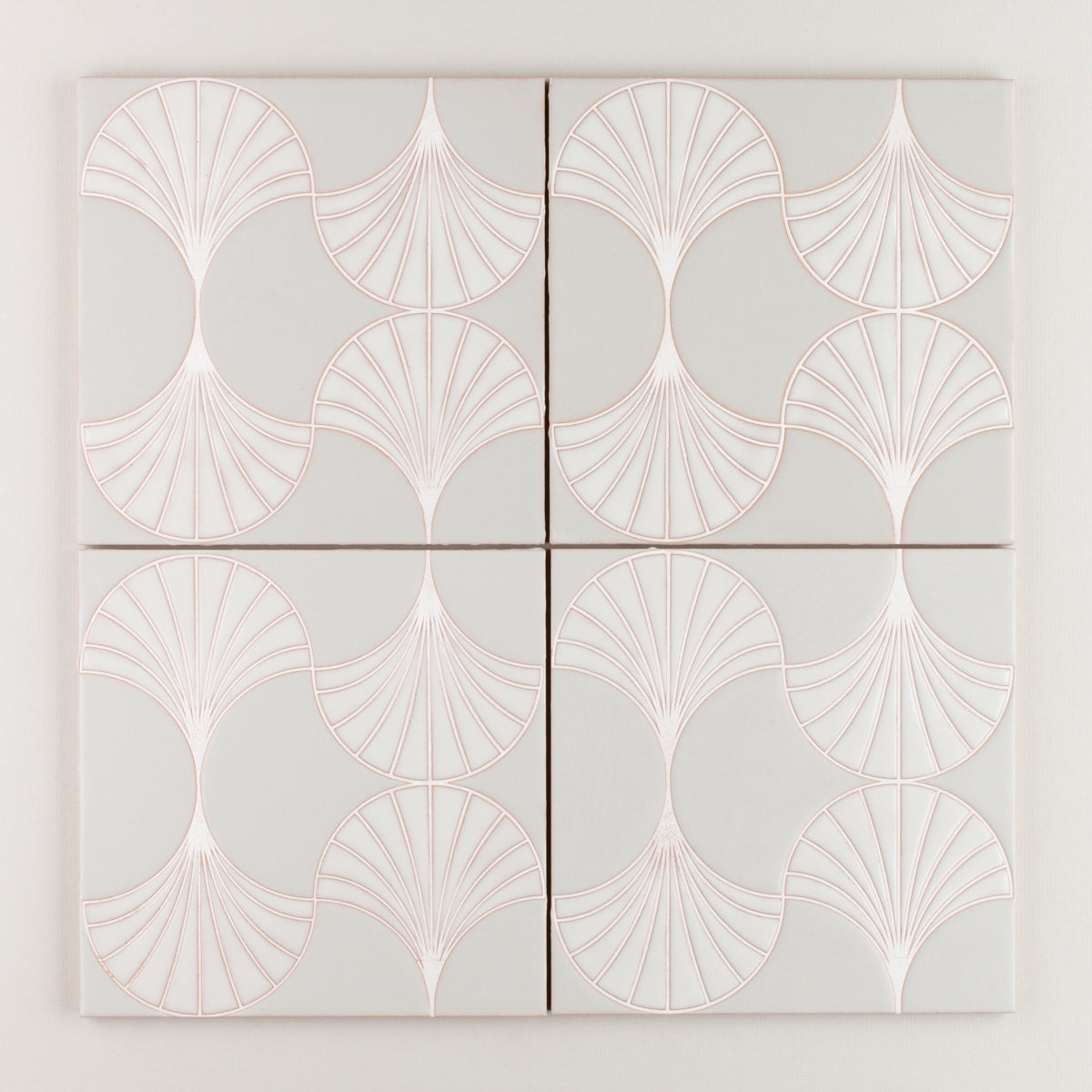 8x8 Handpainted Sample Sensu in Neutral Motif