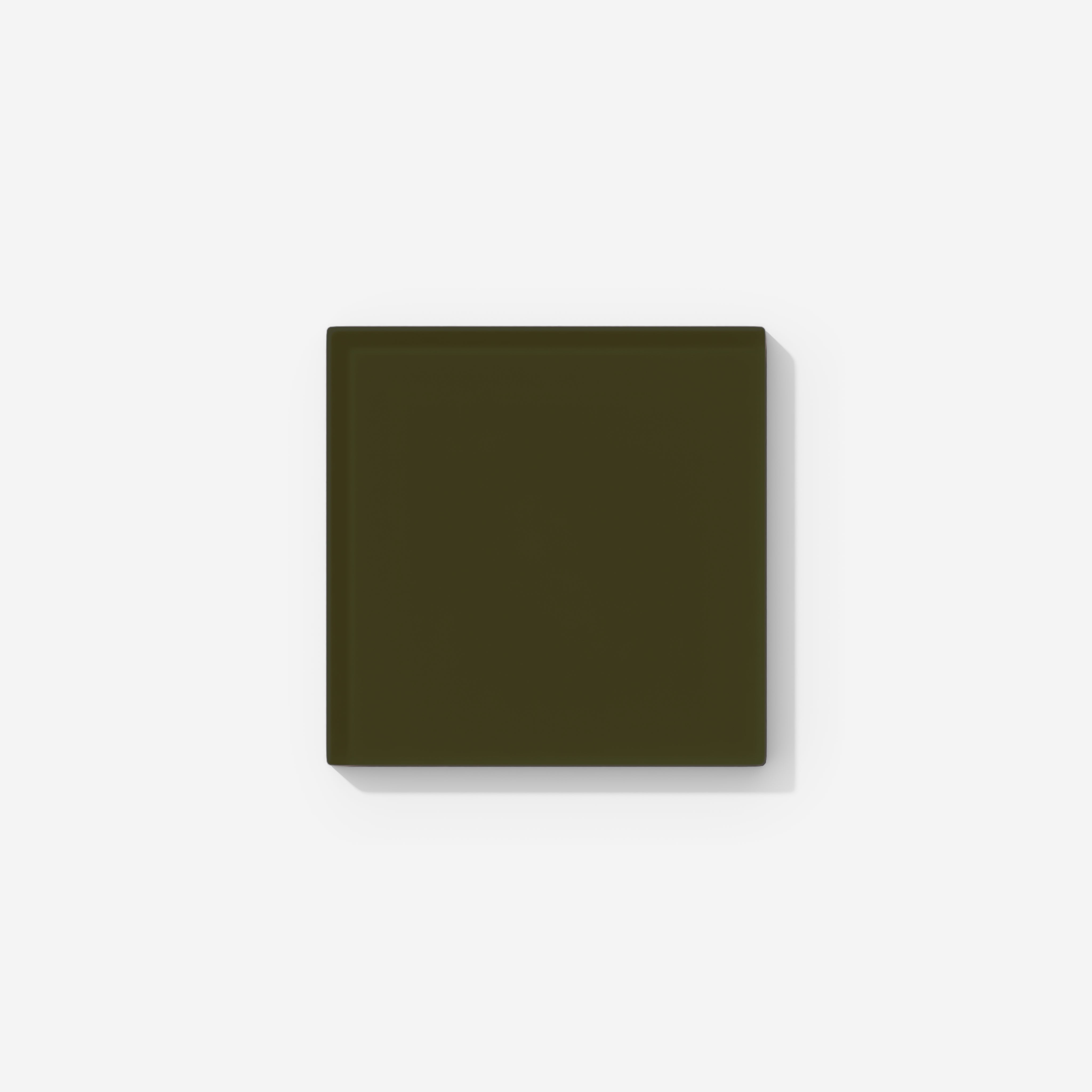 4x4 Glass Tile in Catbird Gloss