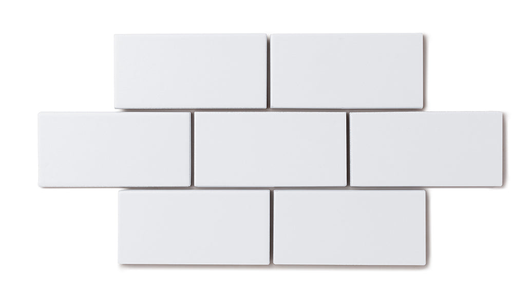 6x6 Natural Press Ceramic Tile in Tin Oxide Matte