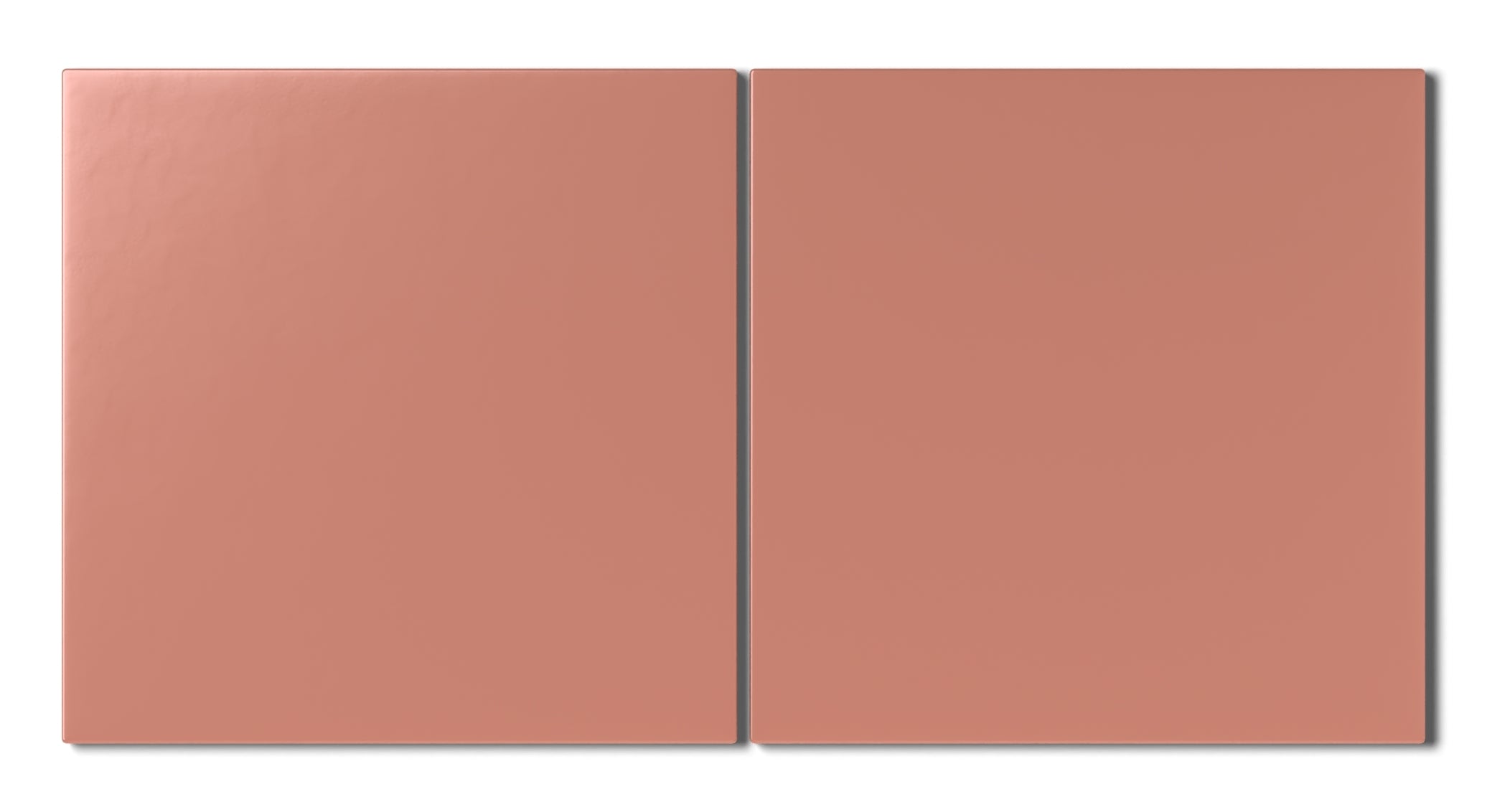 8x8 Natural Press Ceramic Tile in Madder Red Matte