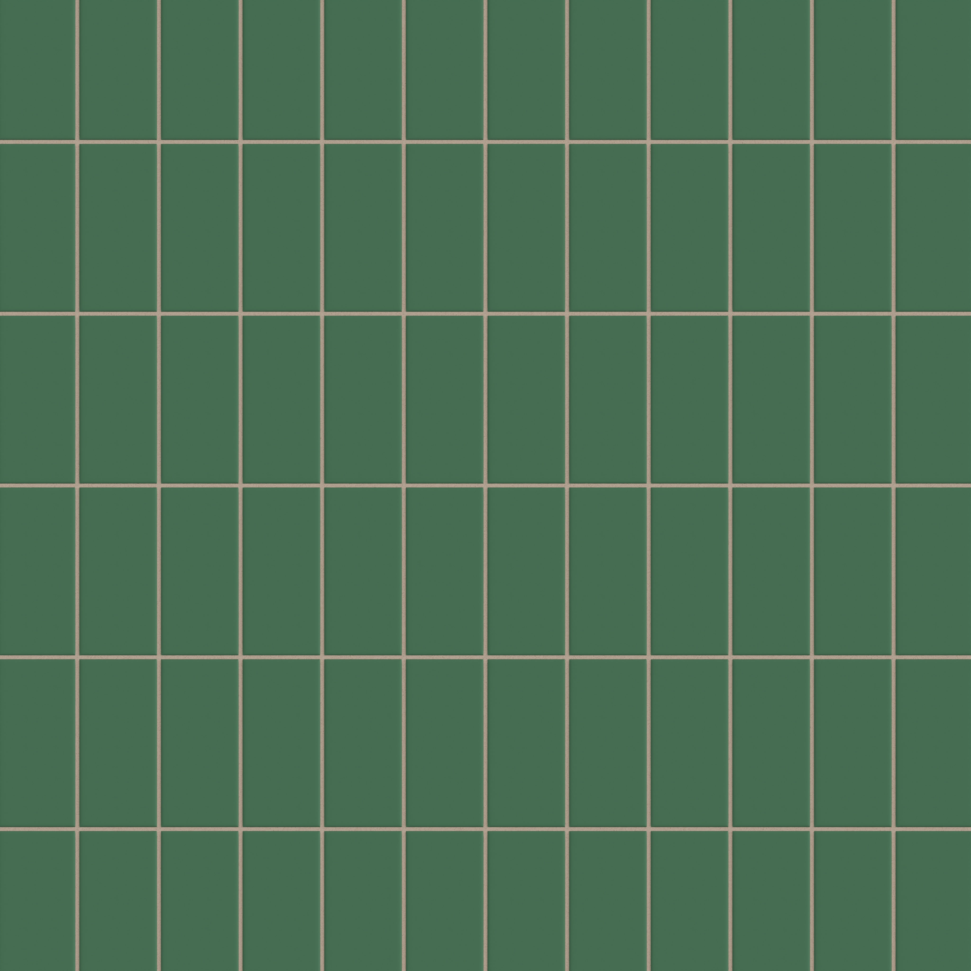 3x6 Natural Press Ceramic Tile in Viridian Matte