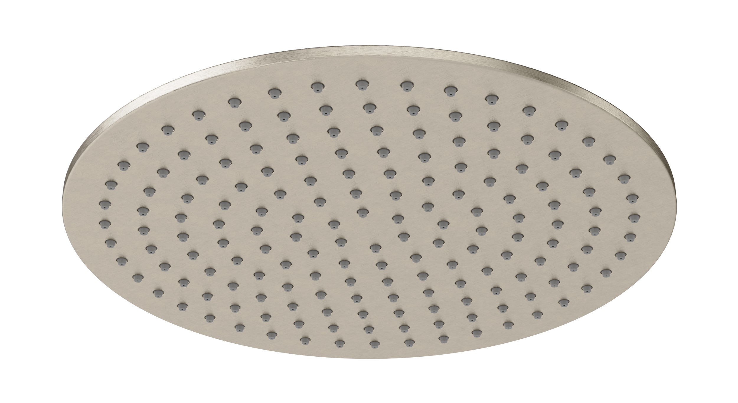 Shower 12" Flat Shower Head in Satin Nickel