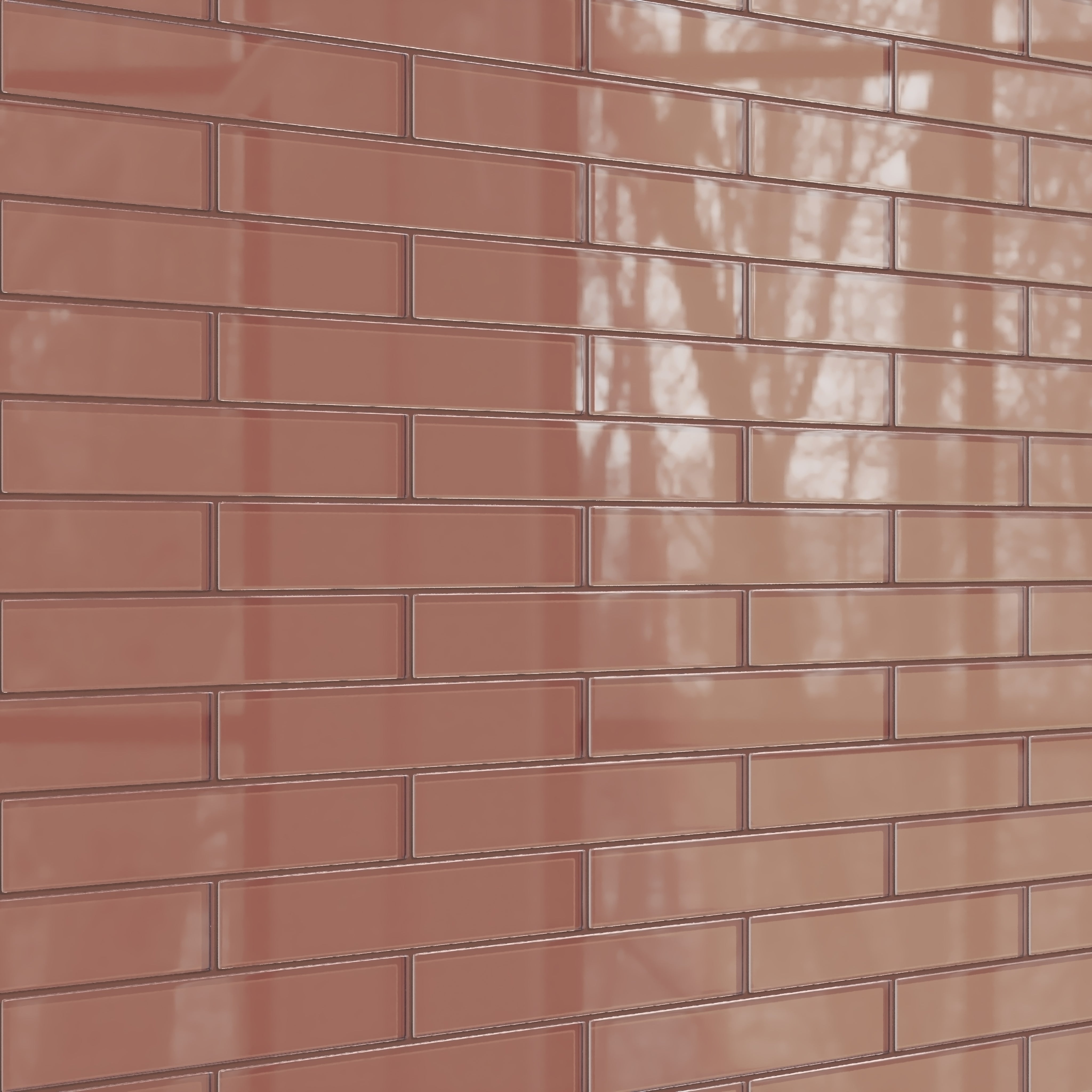 2x12 Glass Tile in Flicker Gloss