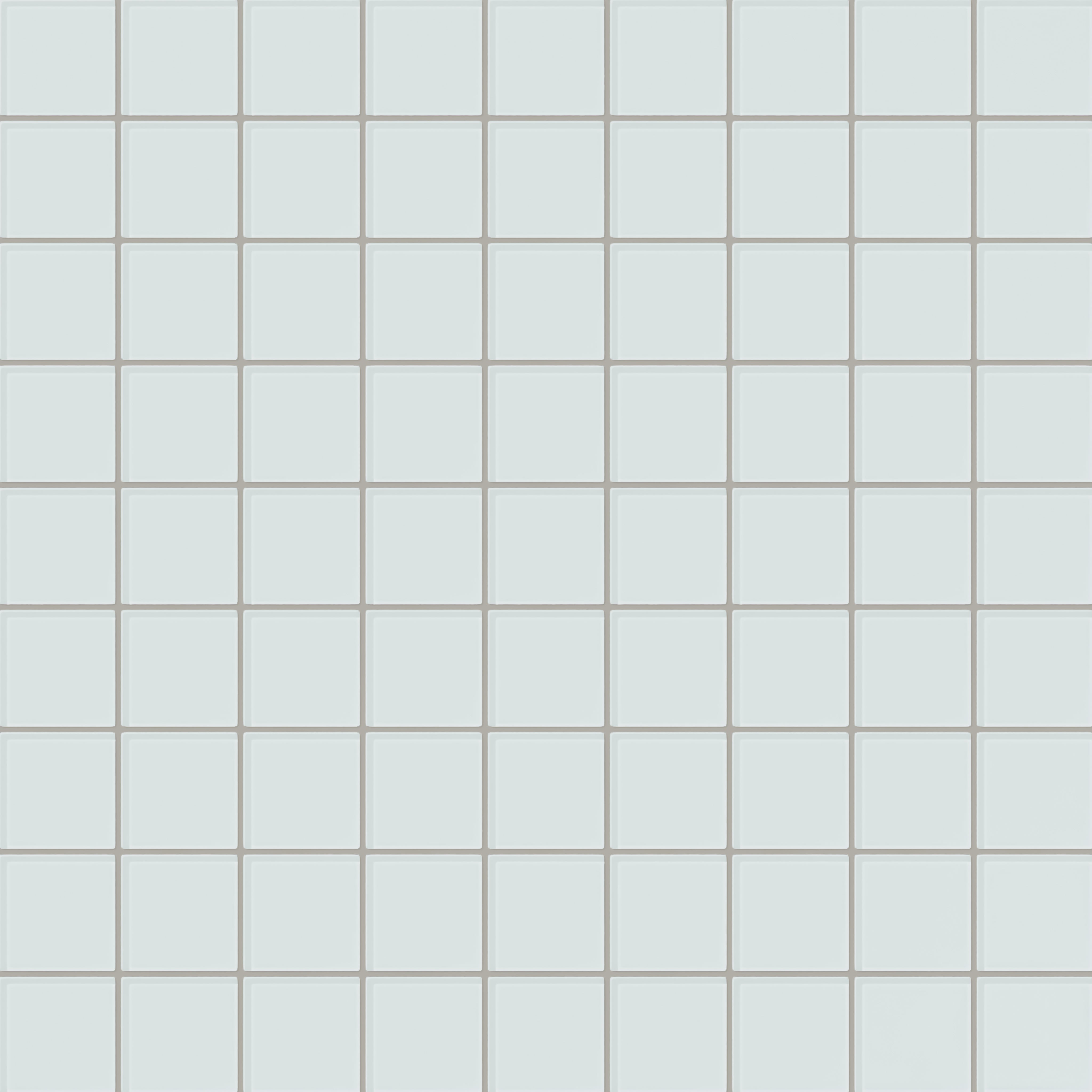 3x3 Straight Set Sheeted Glass Mosaic Tile in Warbler Gloss