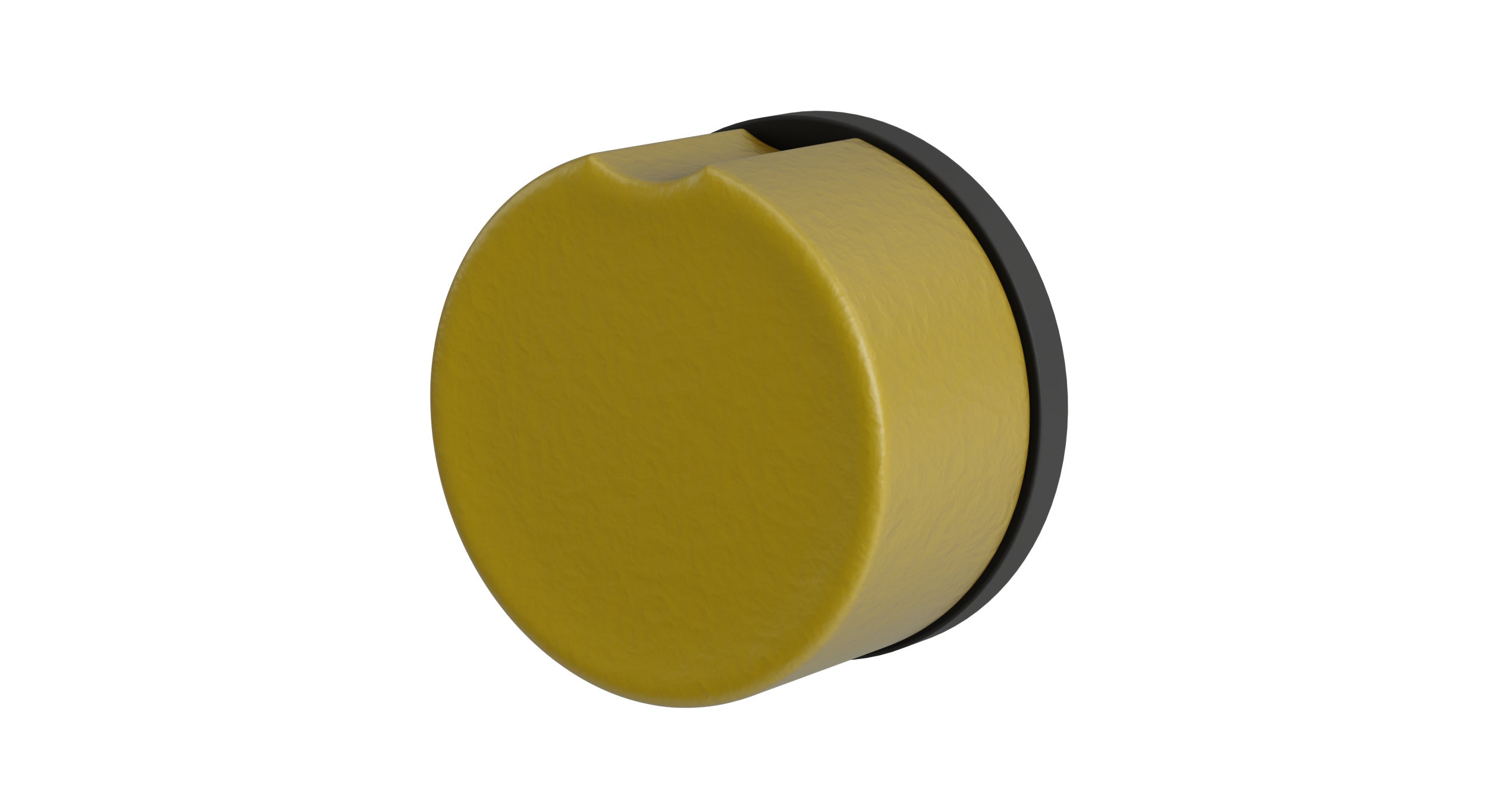 Foundry One Handle Wall Mount Diverter/Volume Control Shower Trim with Groove Ceramic Knob Handle in Matte Black