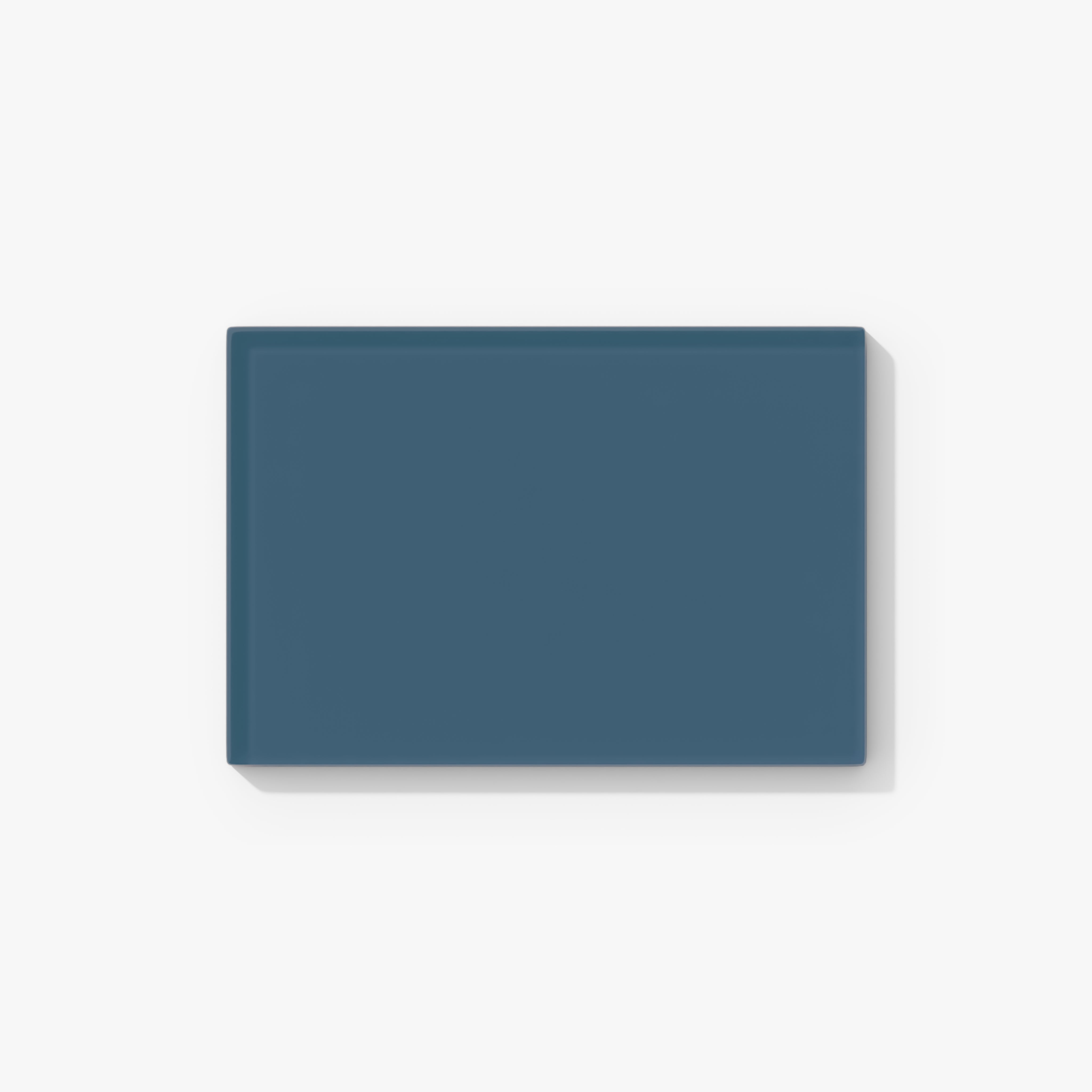 4x6 Glass Tile in Blue Jay Gloss