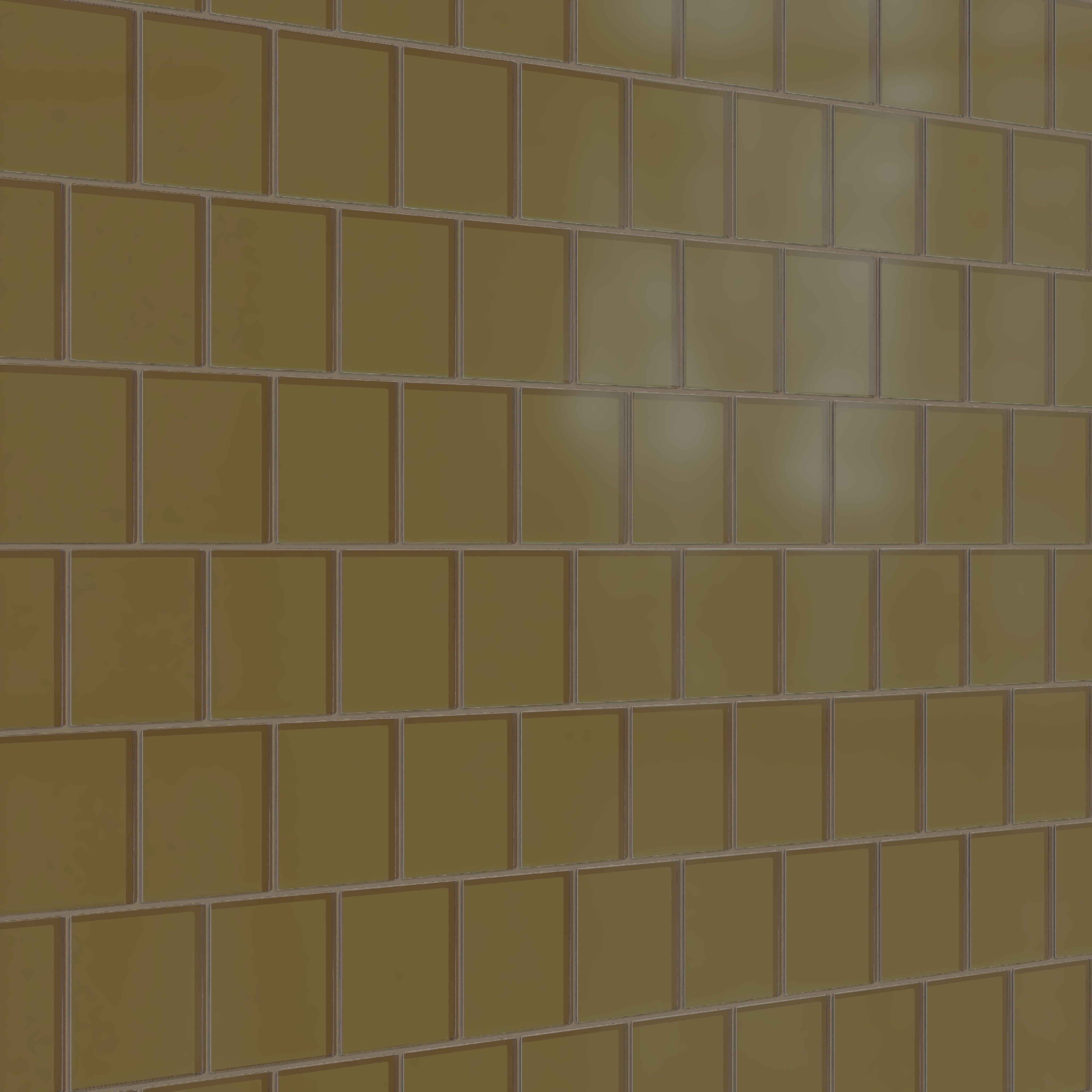 4x4 Glass Tile in Merlin Matte