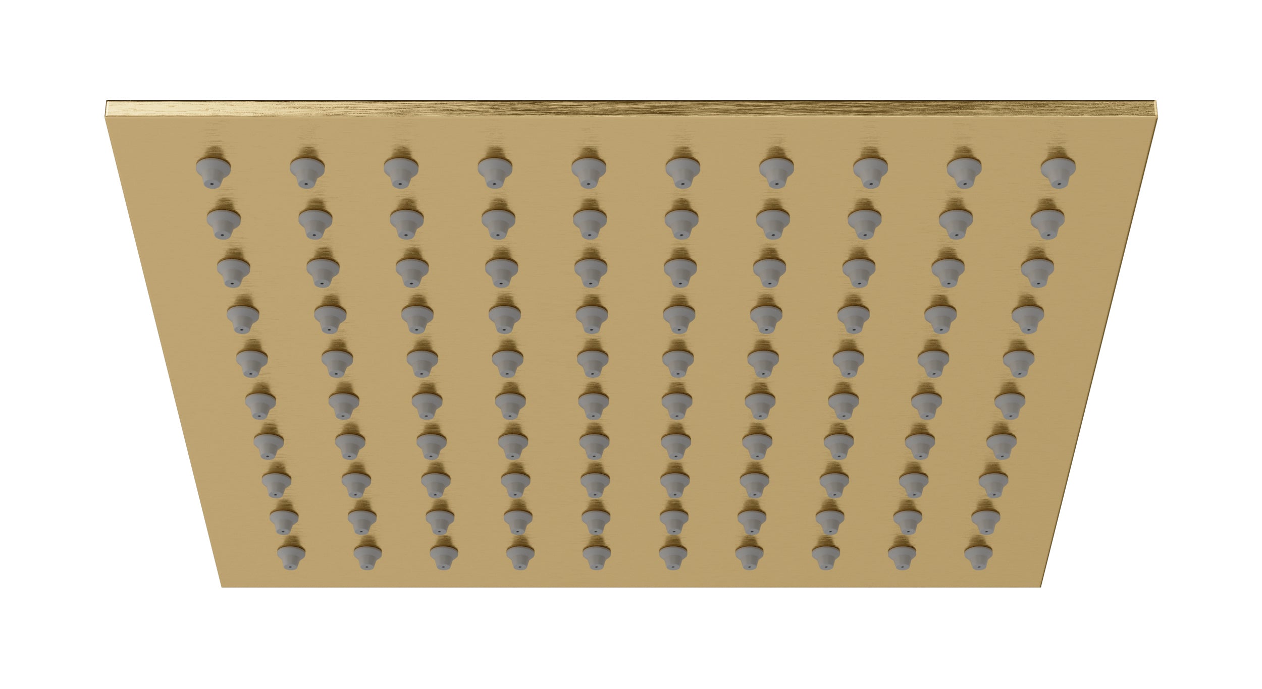 Flatiron 8" Shower Head in Satin Brass